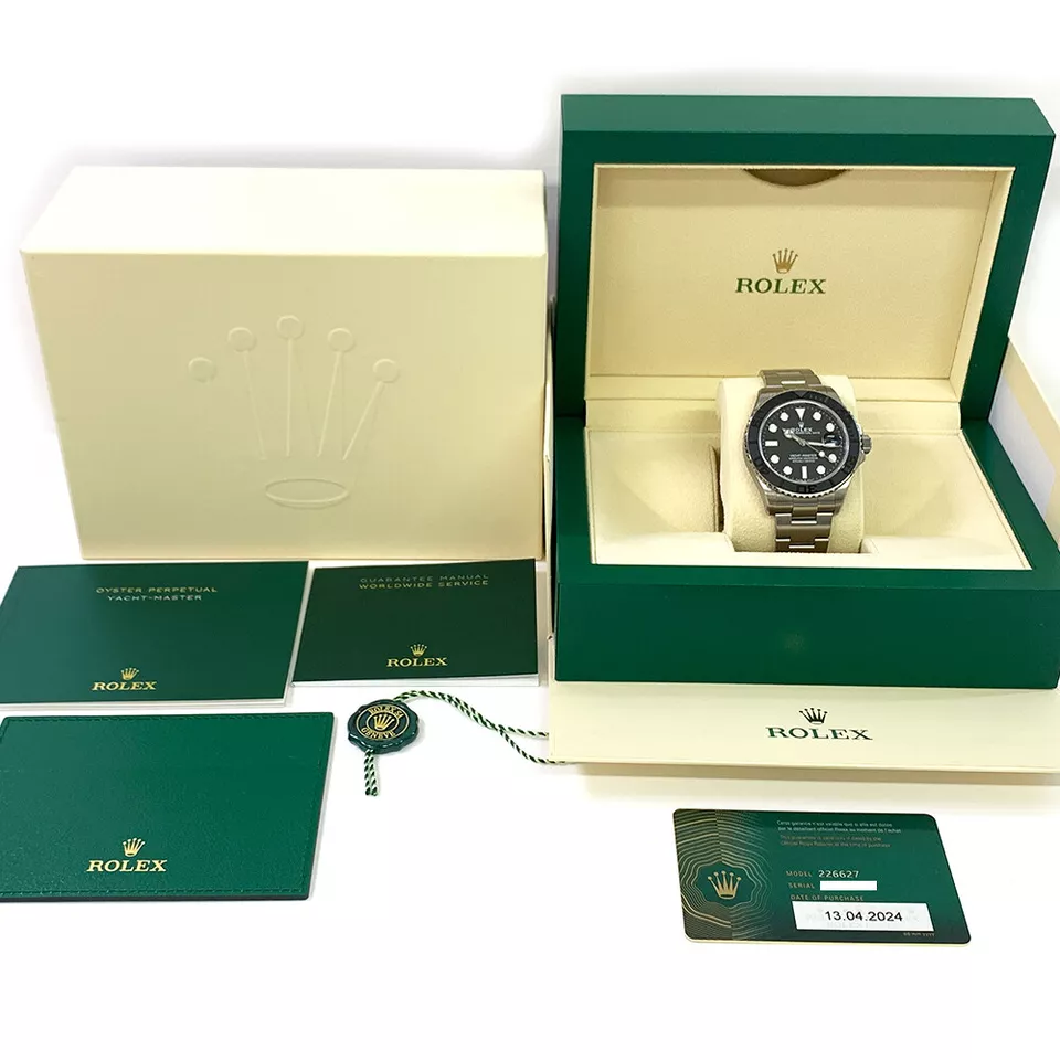 2024 Rolex Yacht-Master 42, Titanium, Black Dial, 226627 - Image 2