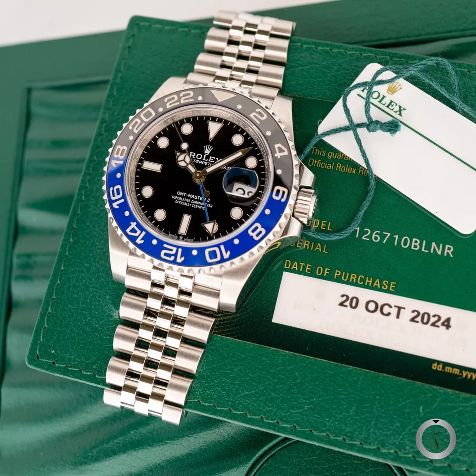 ROLEX GMT-MASTER II 126710 BLNR BATMAN JUBILEE NEVER WORN 2024 - Image 3