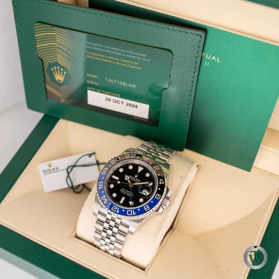 ROLEX GMT-MASTER II 126710 BLNR BATMAN JUBILEE NEVER WORN 2024 - Image 5