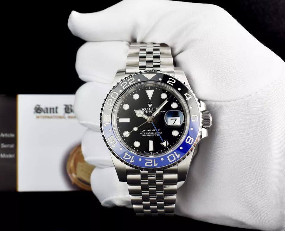 ROLEX – 2023 Stainless Steel GMT Master II Batgirl CARD 126710 BLNR – SANT BLANC - Image 4