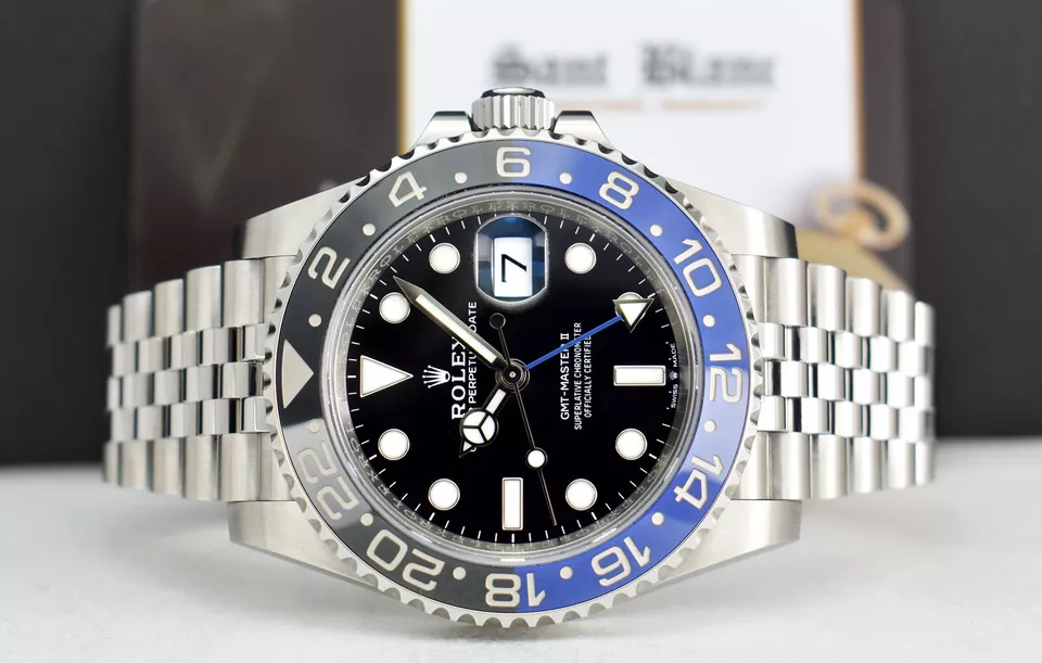 ROLEX – 2023 Stainless Steel GMT Master II Batgirl CARD 126710 BLNR – SANT BLANC - Image 5