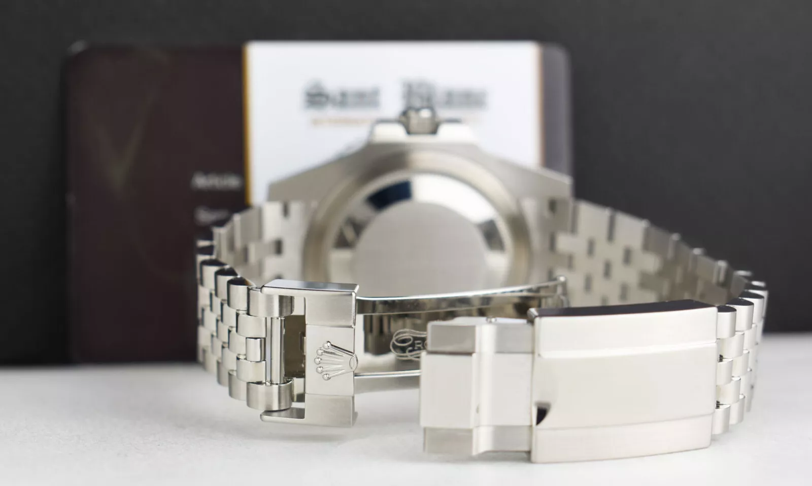 ROLEX – 2023 Stainless Steel GMT Master II Batgirl CARD 126710 BLNR – SANT BLANC - Image 6