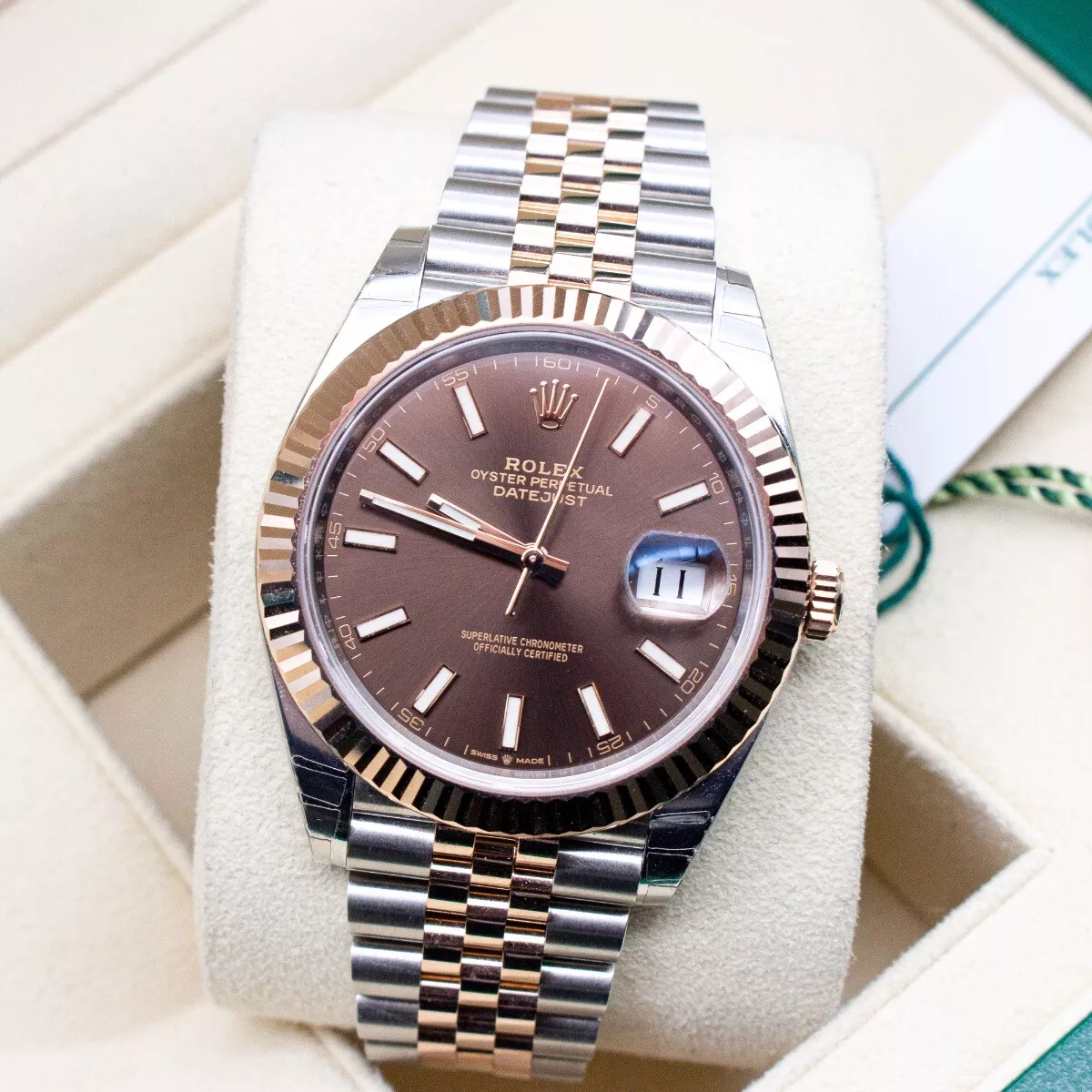 Rolex DateJust 41 126331 Chocolate Dial Jubilee 2023 - Image 2