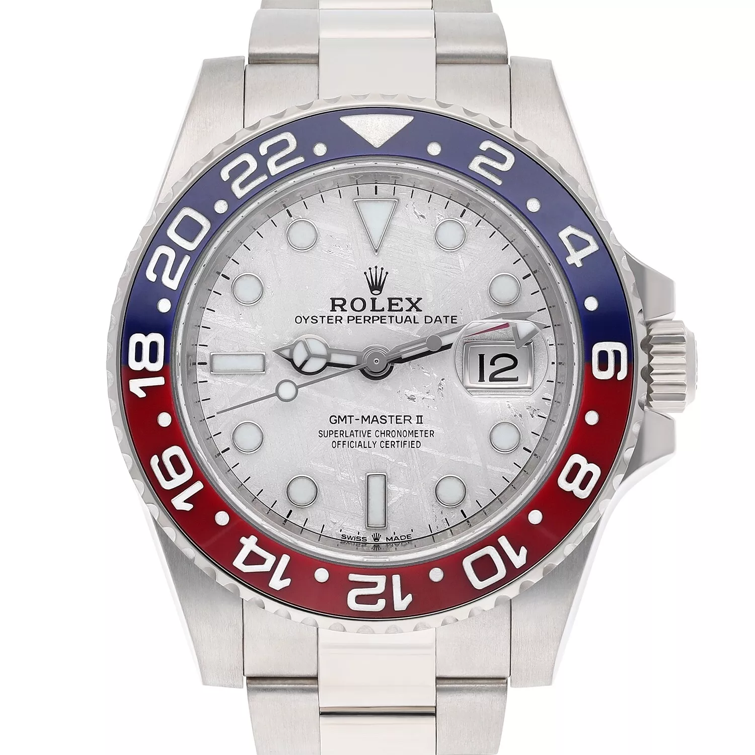 Mint Rolex Meteorite Pepsi GMT-Master II Meteorite White Gold 126719BLRO - Image 2