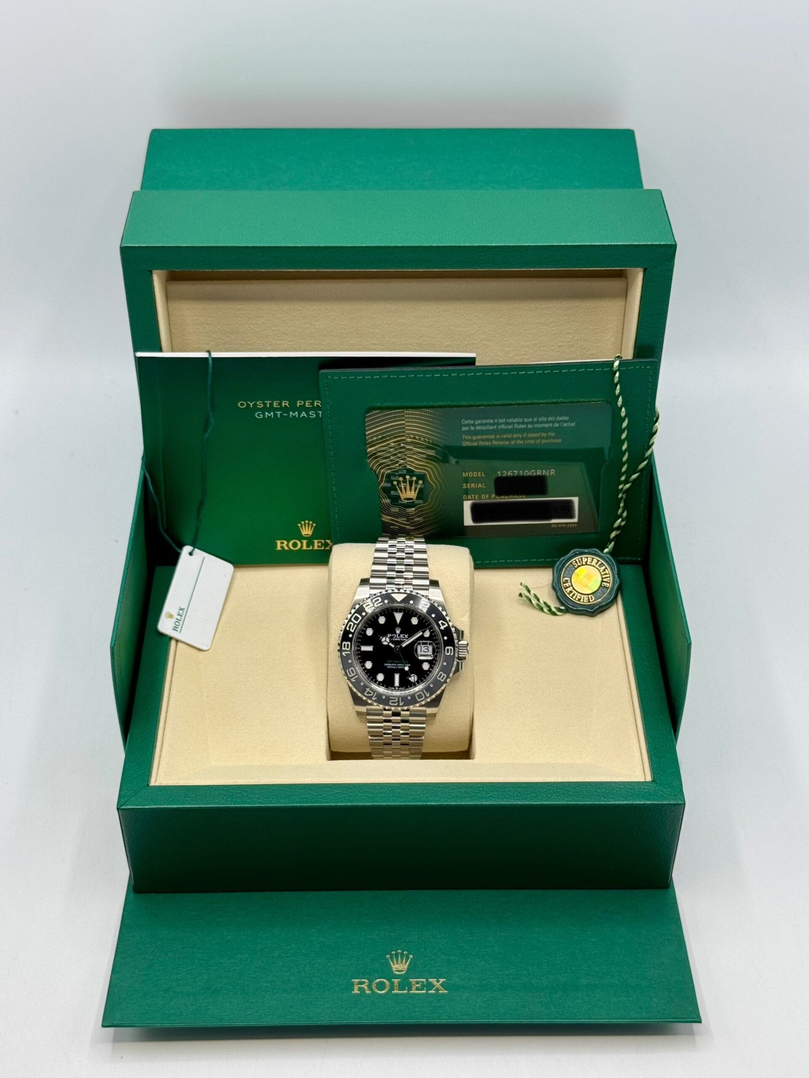 2025 Rolex GMT-Master II “Bruce Wayne” 40mm 126710GRNR Jubilee (Unworn) - Image 10