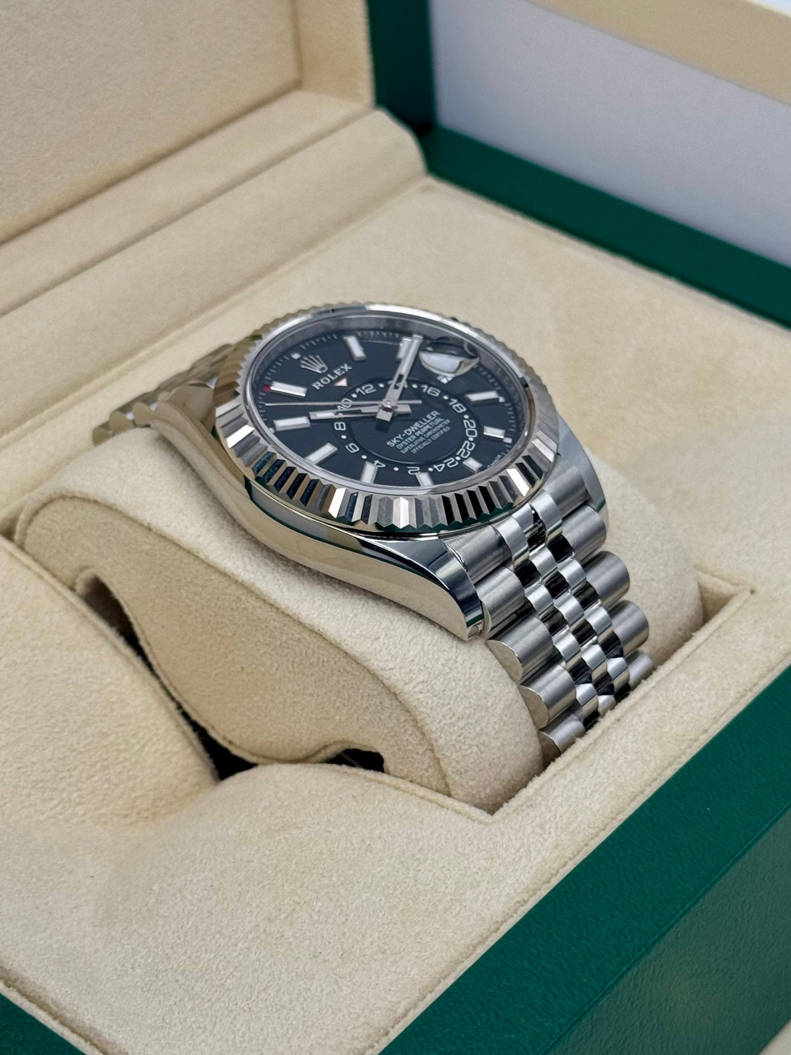 2025 Rolex Sky-Dweller 42mm 336934 Jubilee Black Dial (Unworn) - Image 6