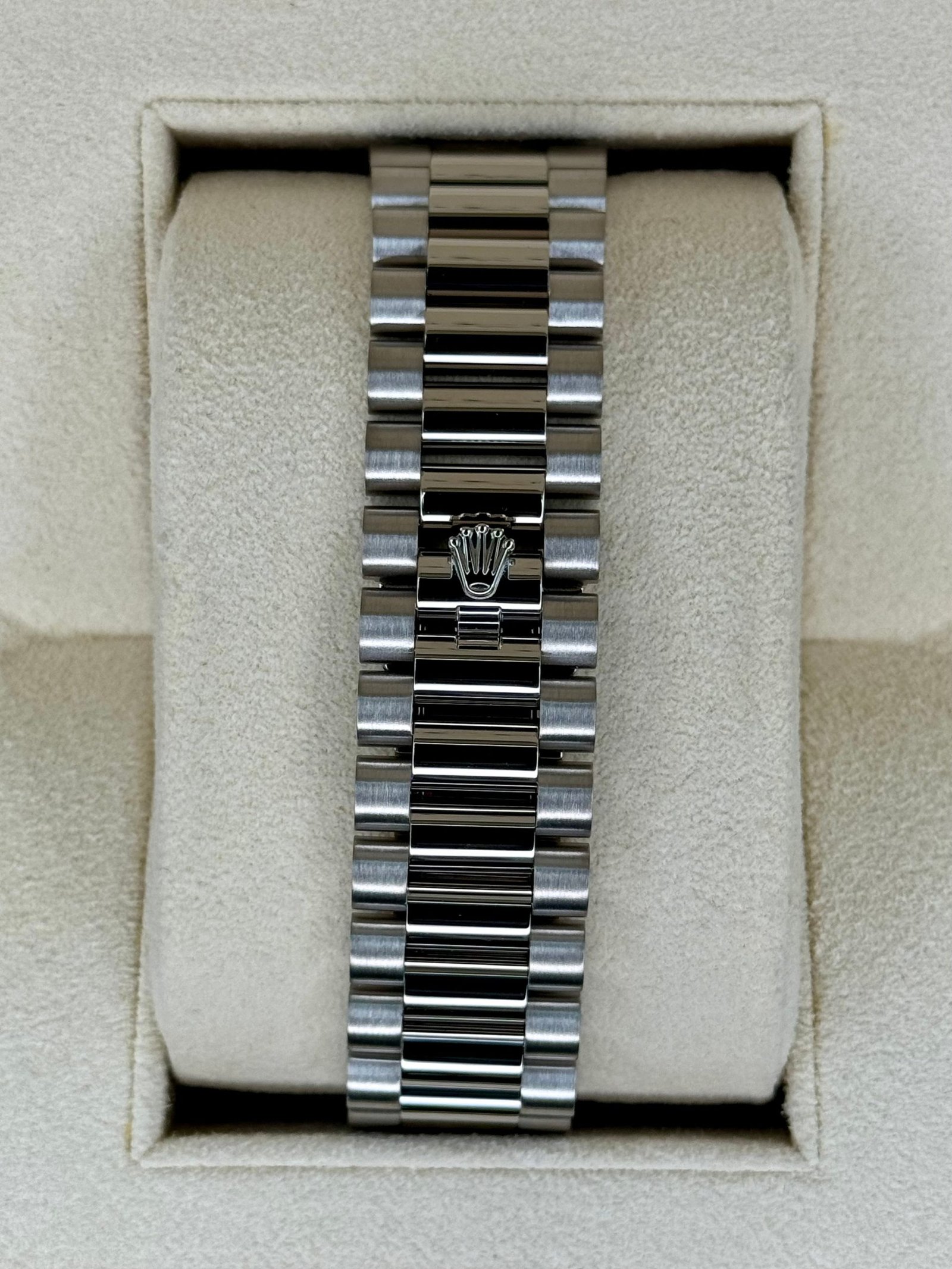 2023 Rolex Day-Date 40mm 228239 White Gold Olive Dial - Image 2