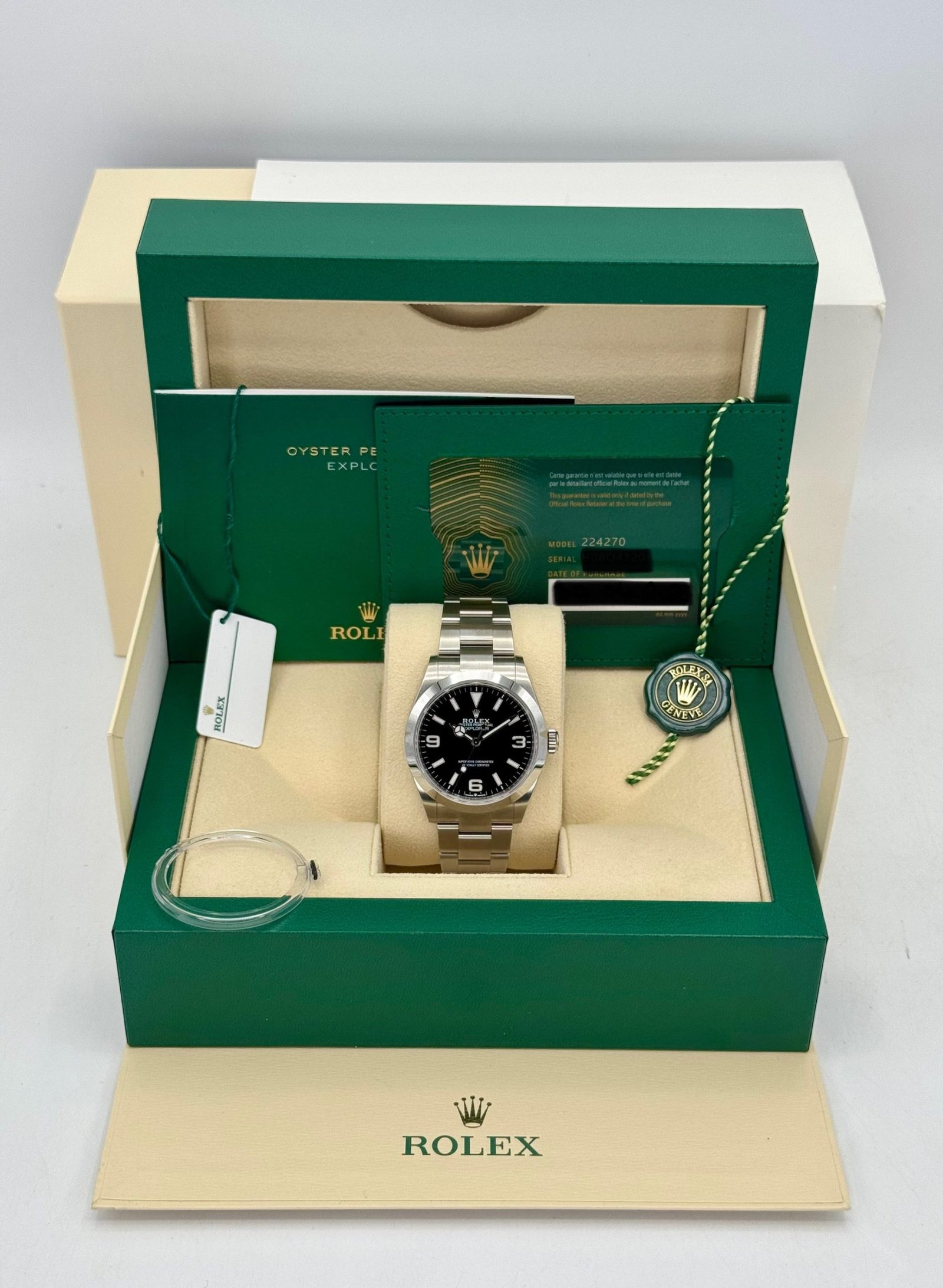 2023 Rolex Explorer 40mm 224270 Black Dial (Unworn) - Image 9