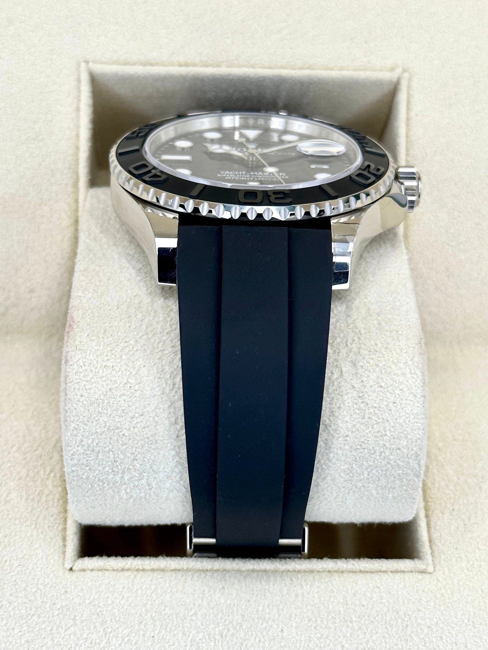 2025 Rolex Yacht-Master 42 226659 White Gold Oysterflex Black Dial (Unworn) - Image 3