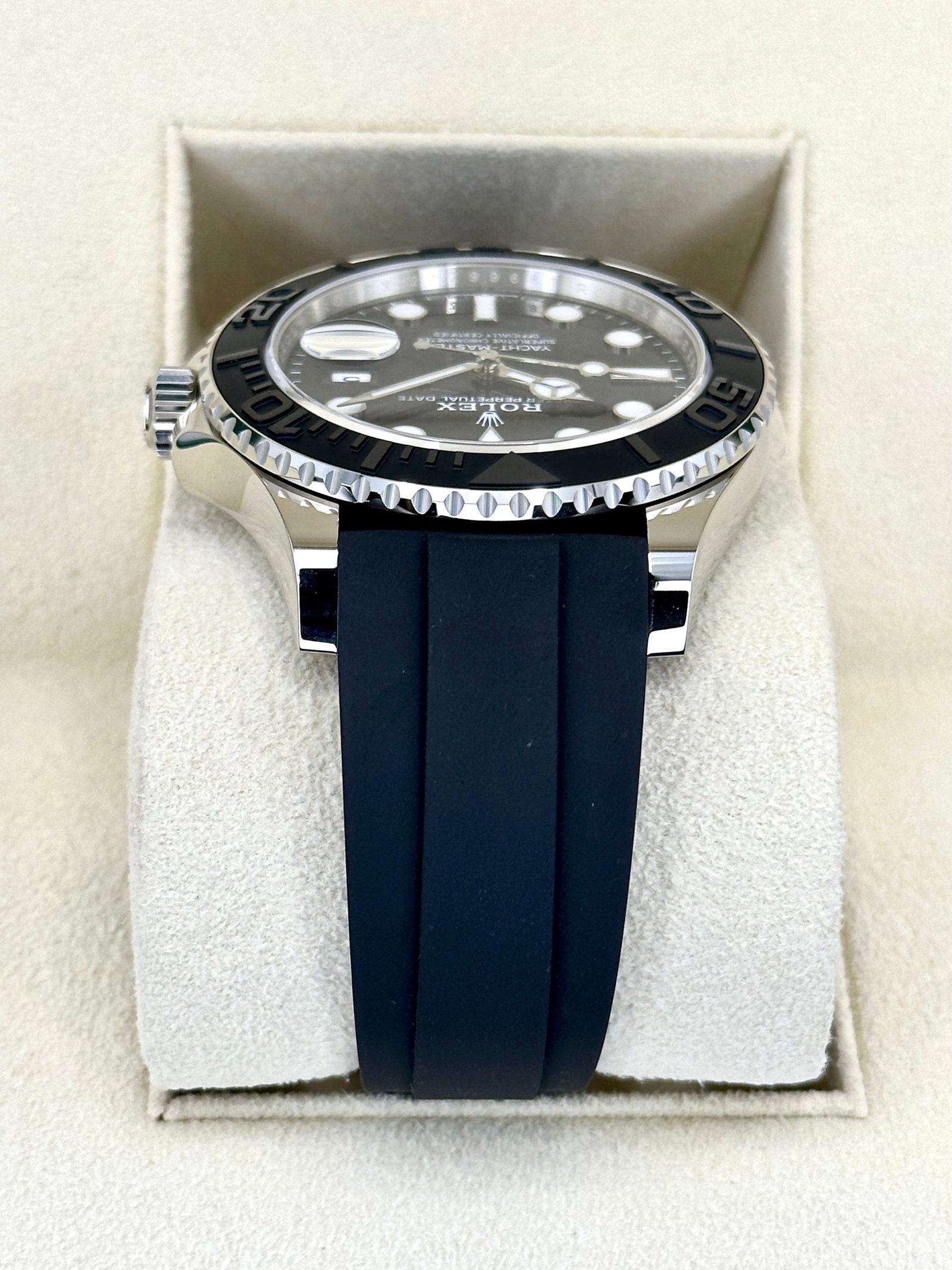 2025 Rolex Yacht-Master 42 226659 White Gold Oysterflex Black Dial (Unworn) - Image 4