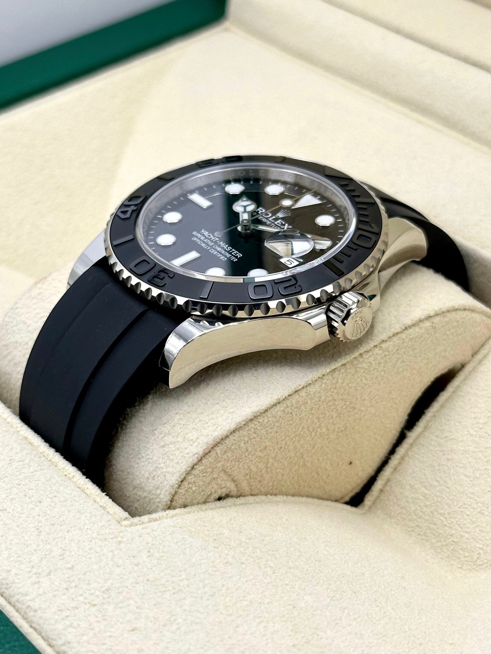 2025 Rolex Yacht-Master 42 226659 White Gold Oysterflex Black Dial (Unworn) - Image 5
