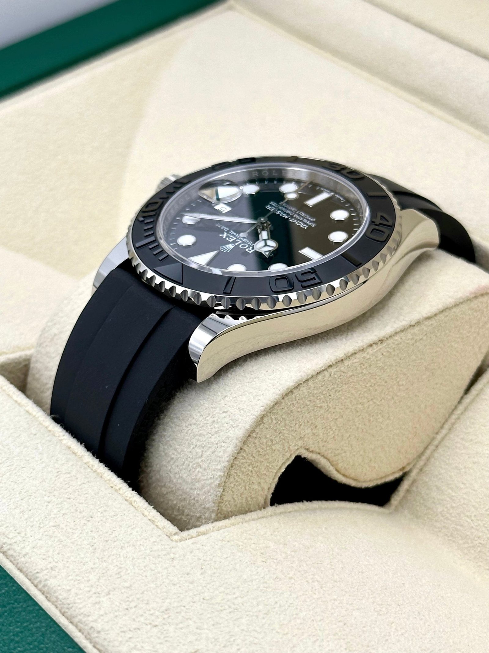 2025 Rolex Yacht-Master 42 226659 White Gold Oysterflex Black Dial (Unworn) - Image 7