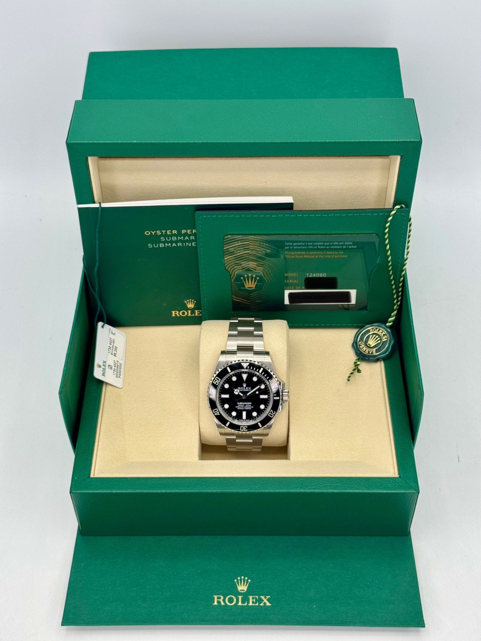2025 Rolex Submariner 41mm 124060 Stainless Steel Black Dial (Unworn) - Image 10