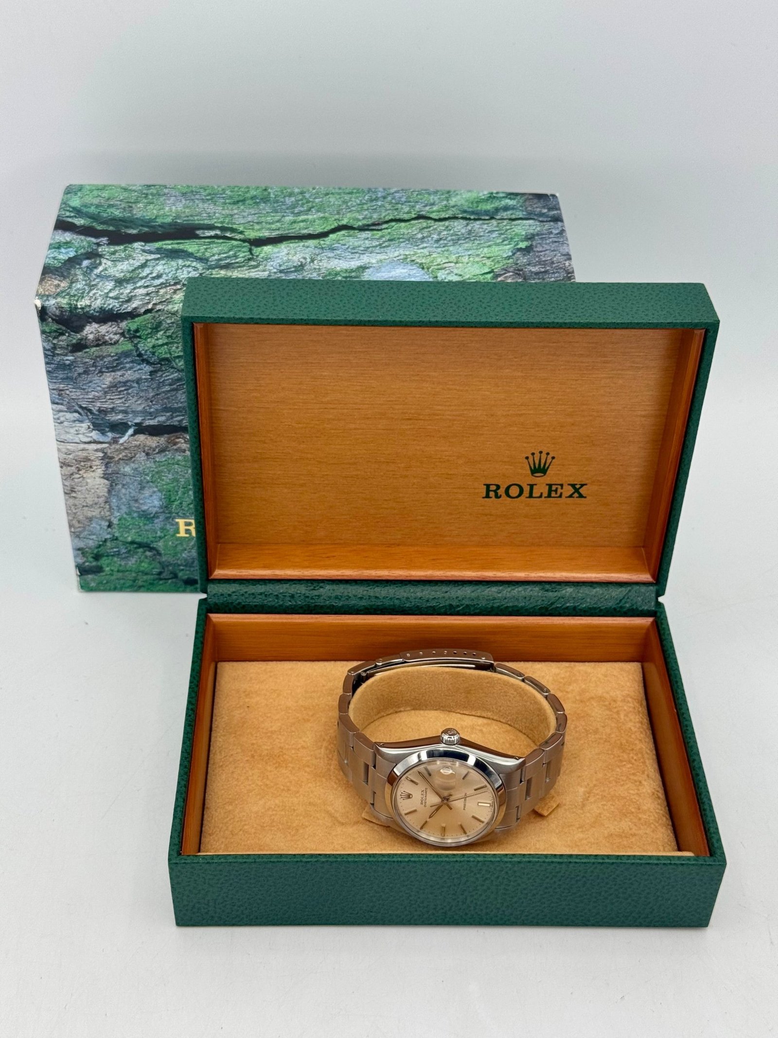 Rolex Oyster Date 34mm 6694 Stainless Steel Silver Dial - Image 9