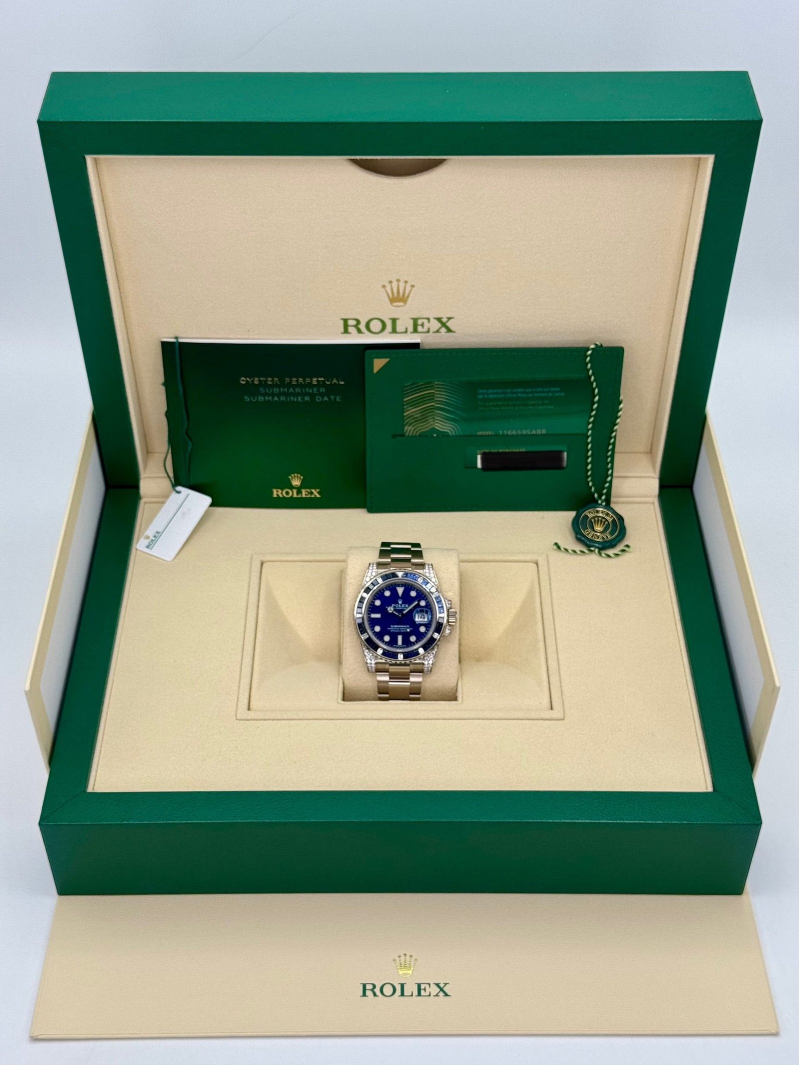 2020 Rolex Submariner 40mm 116659SABR White Gold Blue Dial - Image 9