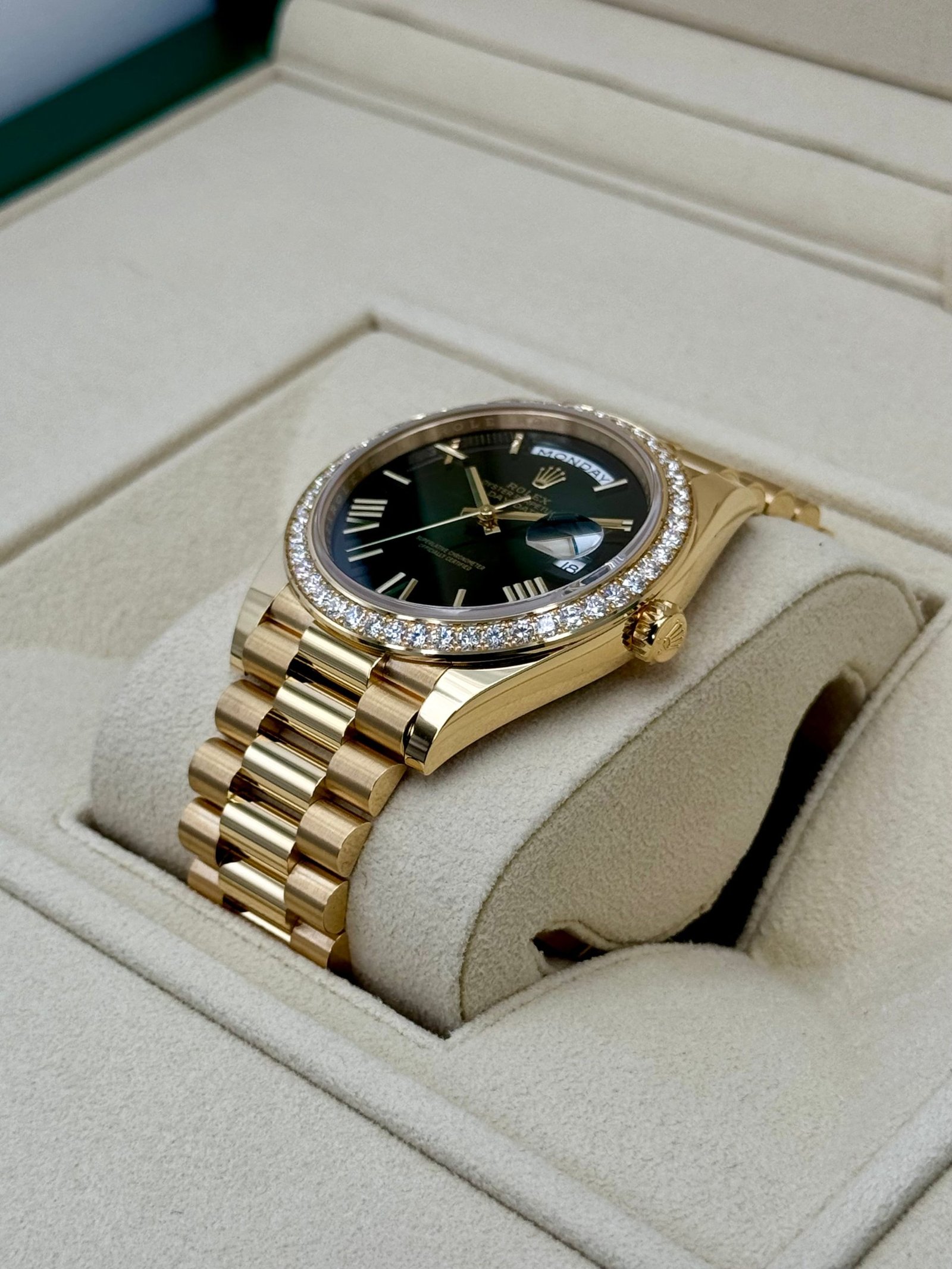 2024 Rolex Day-Date 40mm 228348RBR Presidential Green Dial (Unworn) - Image 5
