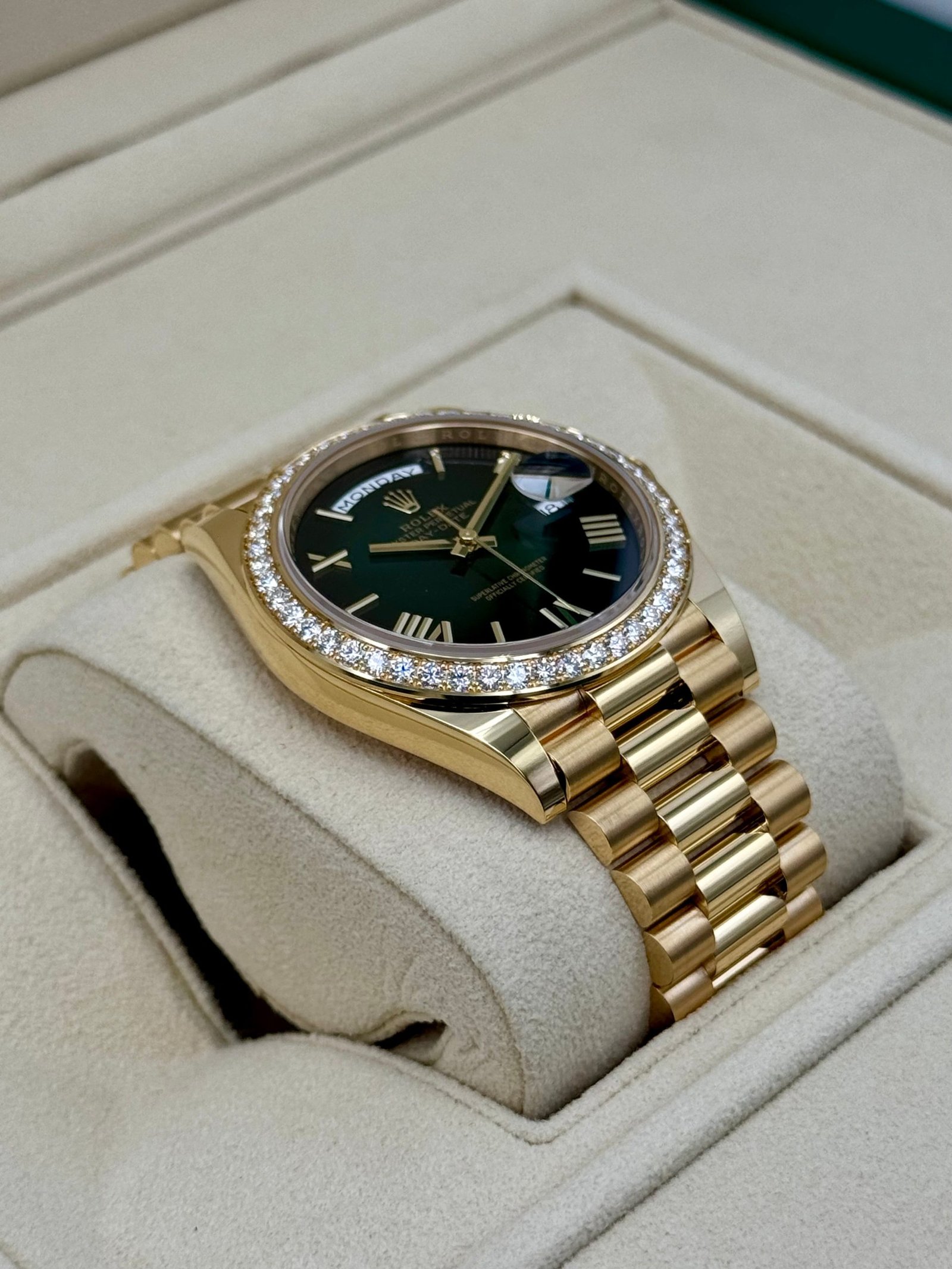2024 Rolex Day-Date 40mm 228348RBR Presidential Green Dial (Unworn) - Image 6