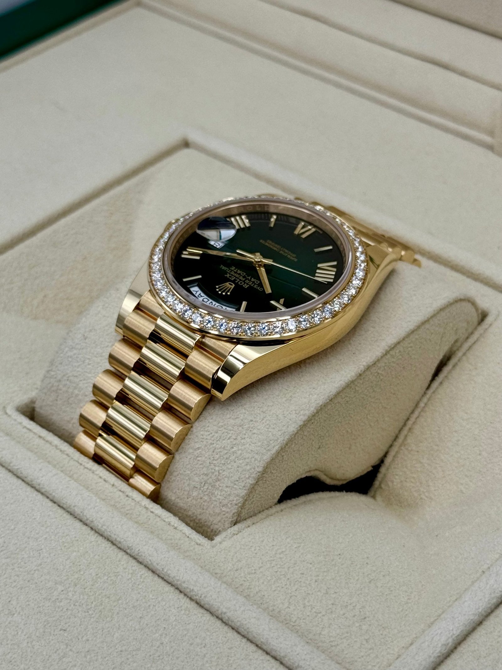 2024 Rolex Day-Date 40mm 228348RBR Presidential Green Dial (Unworn) - Image 7