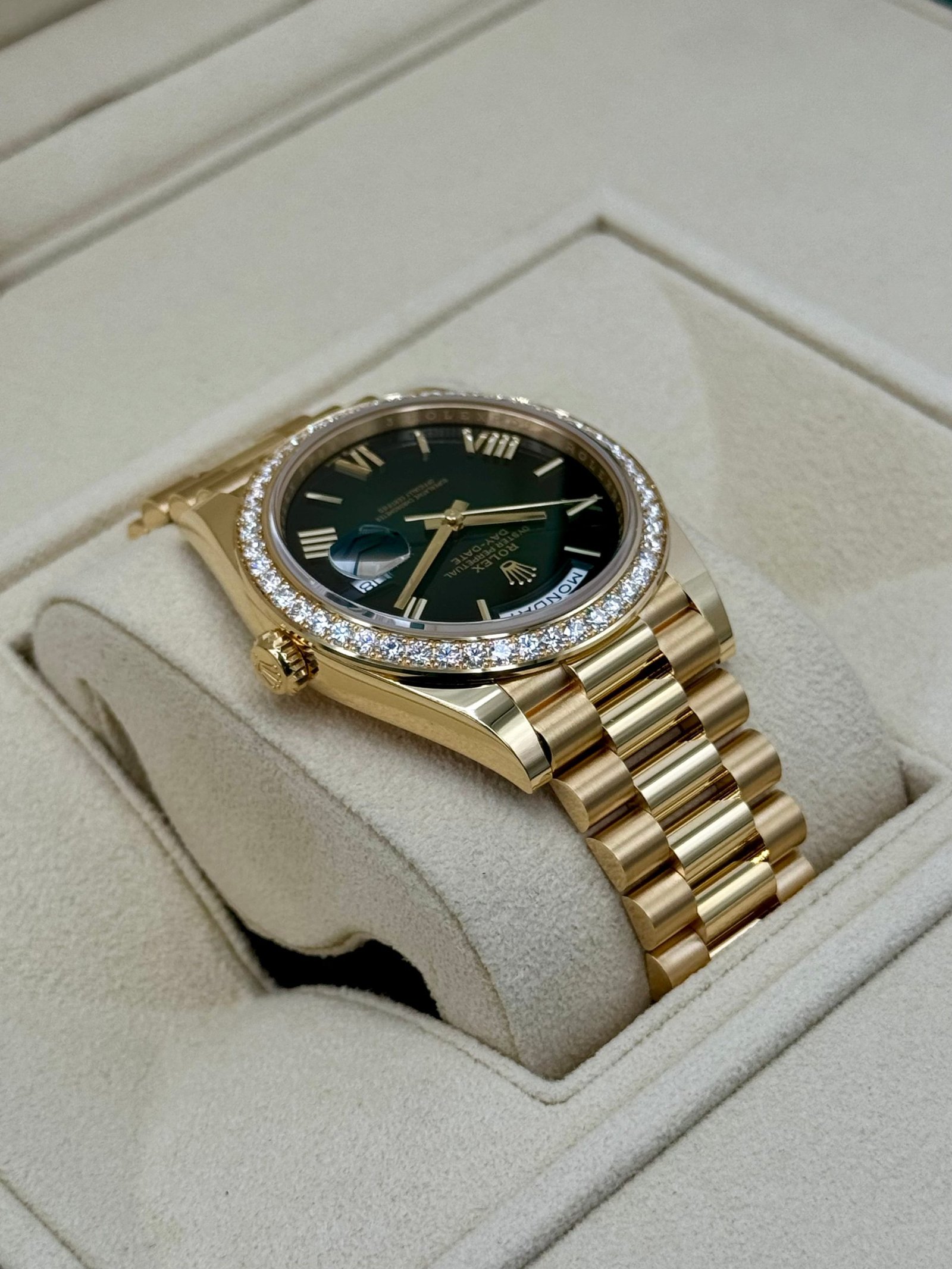 2024 Rolex Day-Date 40mm 228348RBR Presidential Green Dial (Unworn) - Image 8