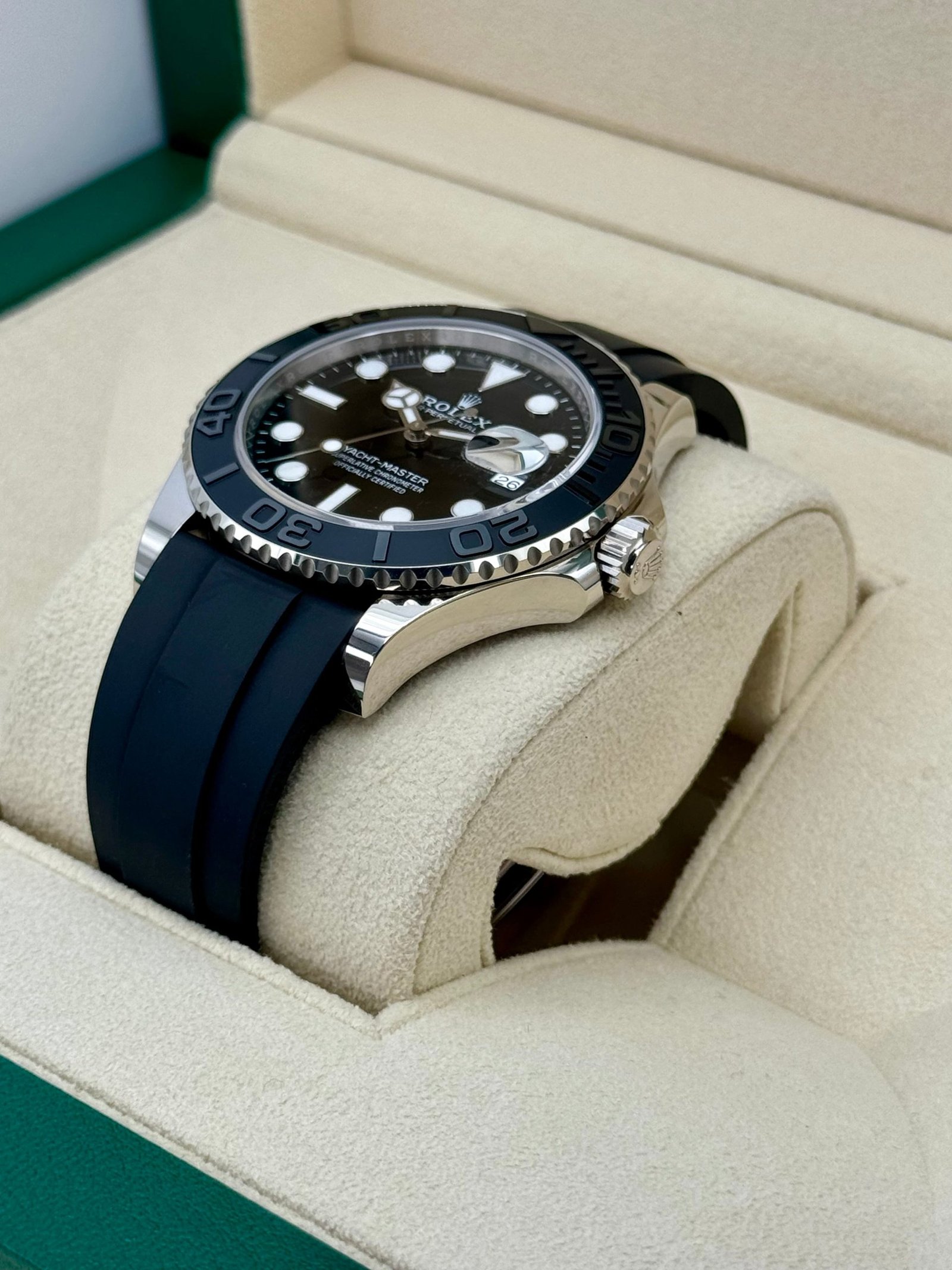 2024 Rolex Yacht-Master 42mm 226659 White Gold Oysterflex Black Dial (Unworn) - Image 5