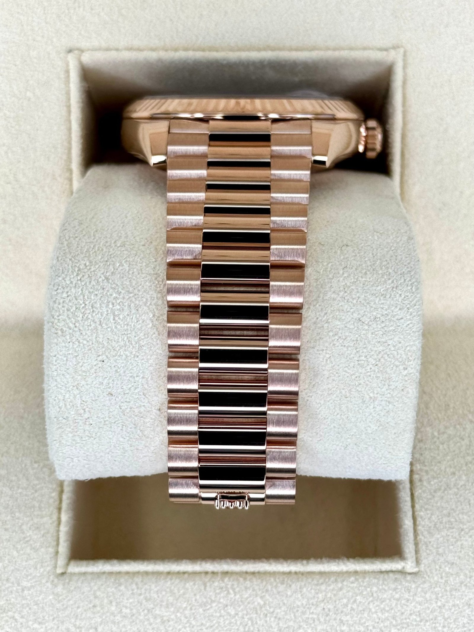 2024 Rolex Day-Date 40mm 228235 Rose Gold Chocolate Dial - Image 3