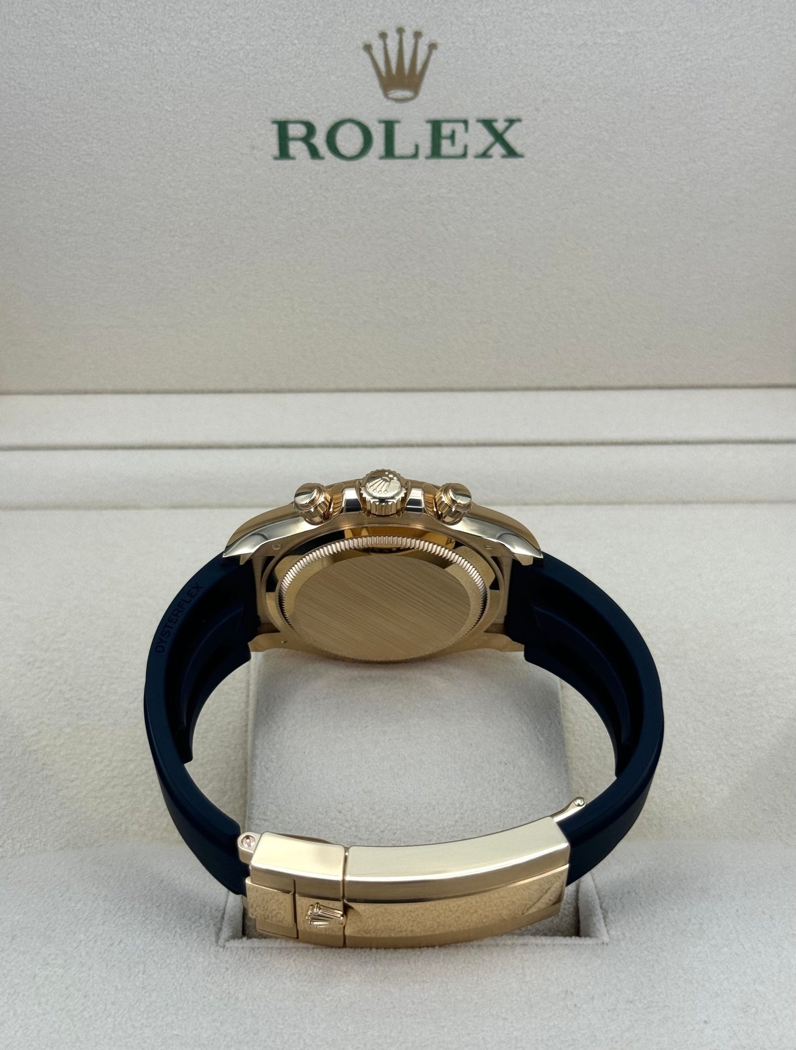 2024 Rolex Daytona 40mm 126518LN Yellow Gold Oysterflex Black Dial (Unworn) - Image 9