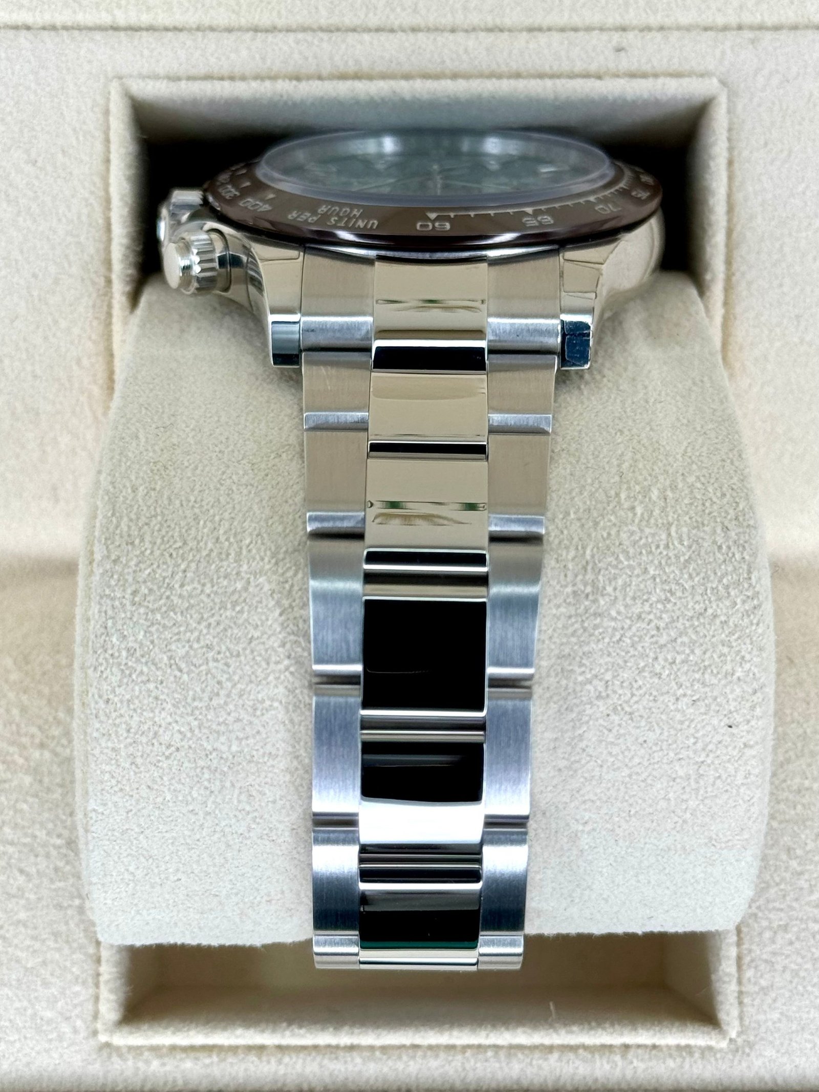 Rolex Daytona 40mm 116506 Platinum Ice Blue Diamond Baguette Dial (Unworn) - Image 4