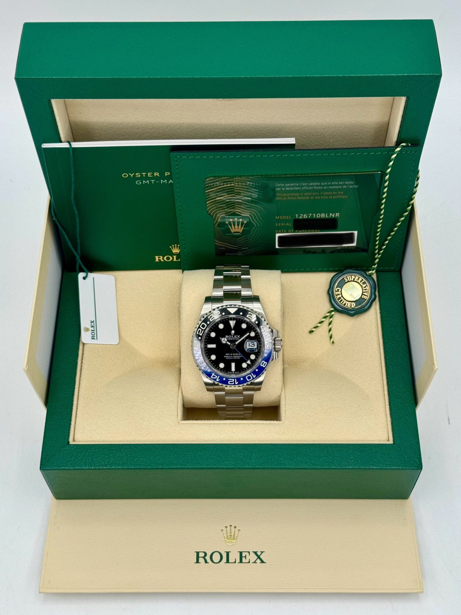 2022 Rolex GMT-Master II “Batman” 40mm 126710BLNR Oyster - Image 11