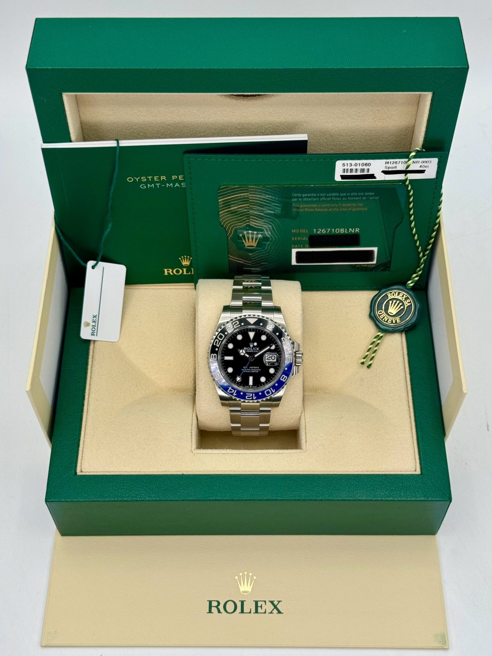 2023 Rolex GMT-Master II “Batman” 40mm 126710BLNR Oyster - Image 11
