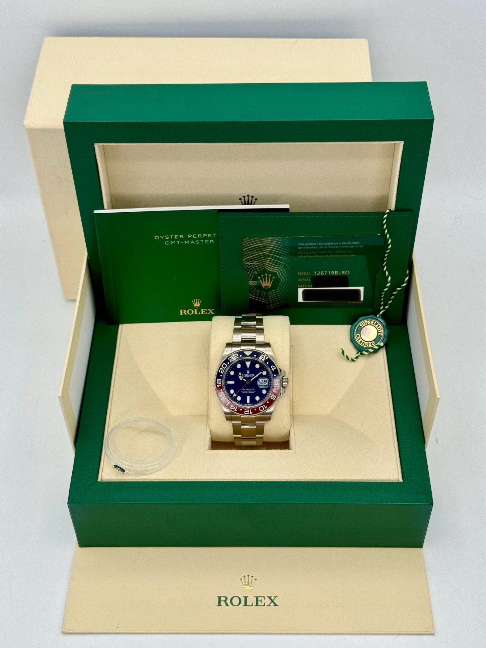 2022 Rolex GMT-Master II “Pepsi” 40mm 126719BLRO White Gold Oyster - Image 12