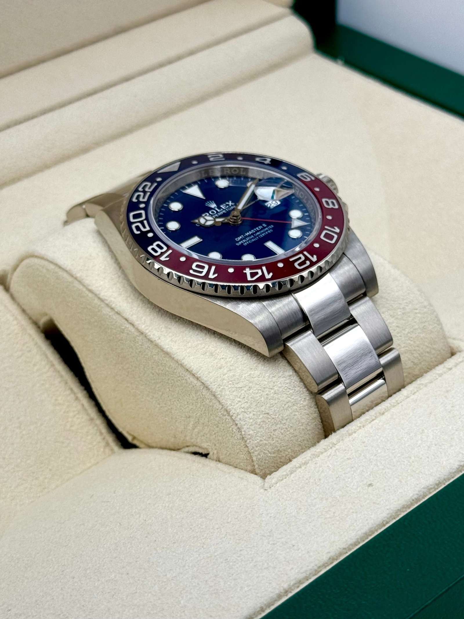 2022 Rolex GMT-Master II “Pepsi” 40mm 126719BLRO White Gold Oyster - Image 6