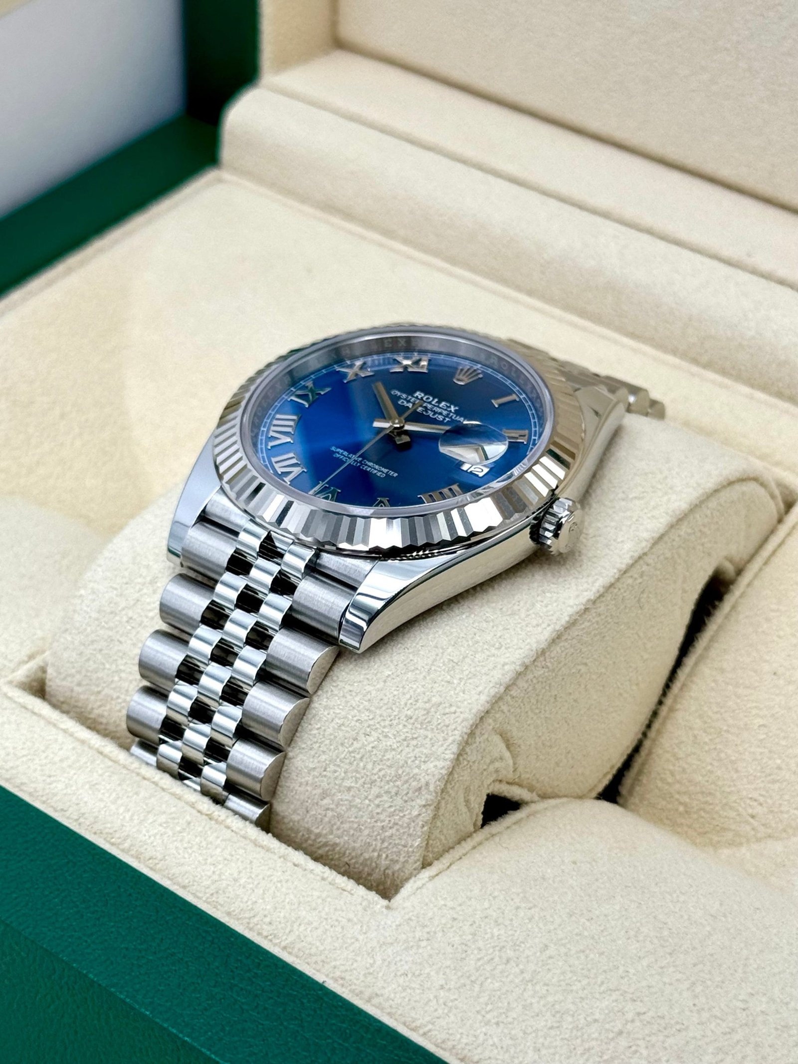 2024 Rolex Datejust 41mm 126334 Jubilee Blue Roman Numeral Dial (Unworn) - Image 5