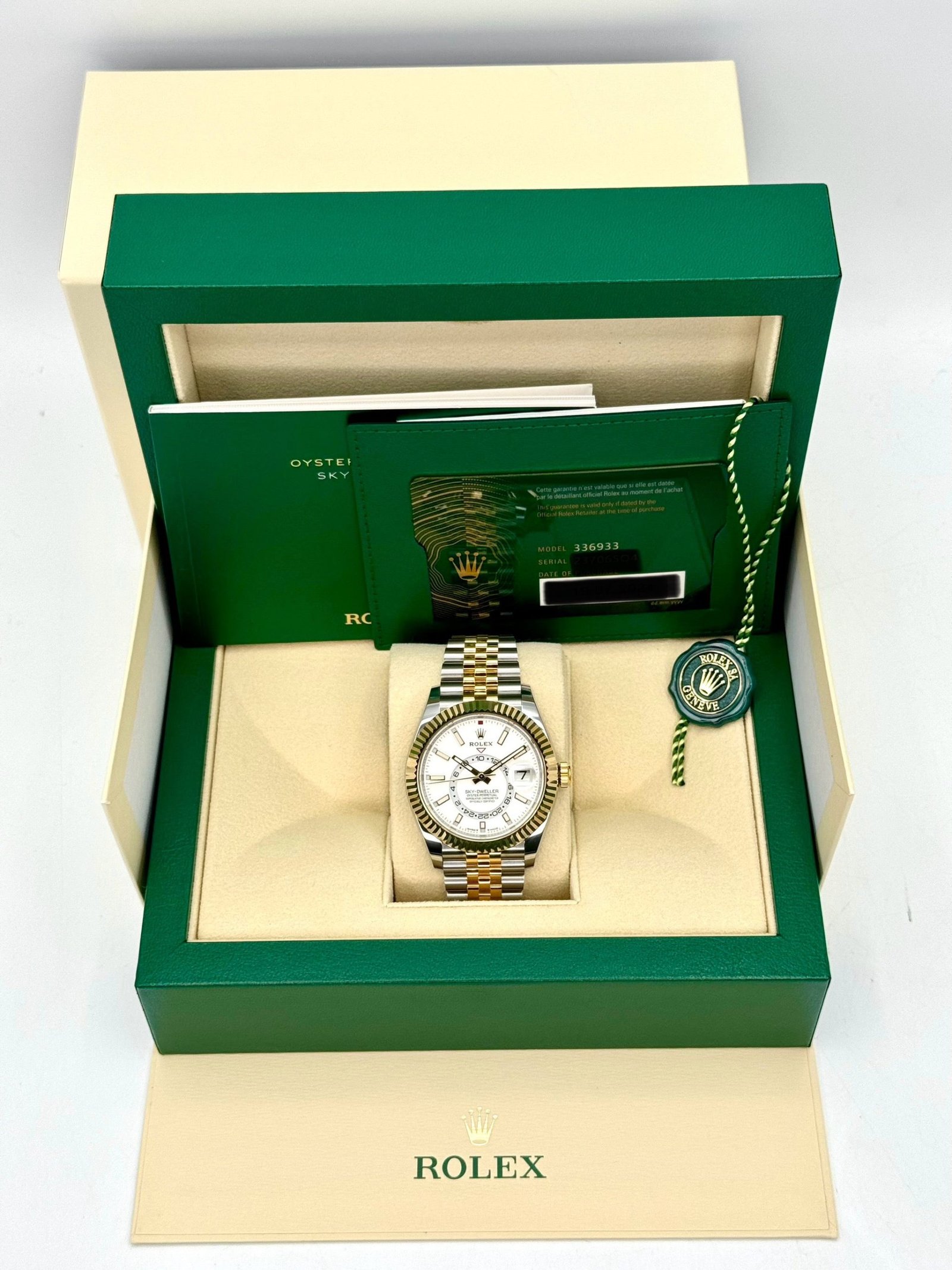 2024 Rolex Sky-Dweller 42mm 336933 Two-Tone Jubilee White Dial (Unworn) - Image 12