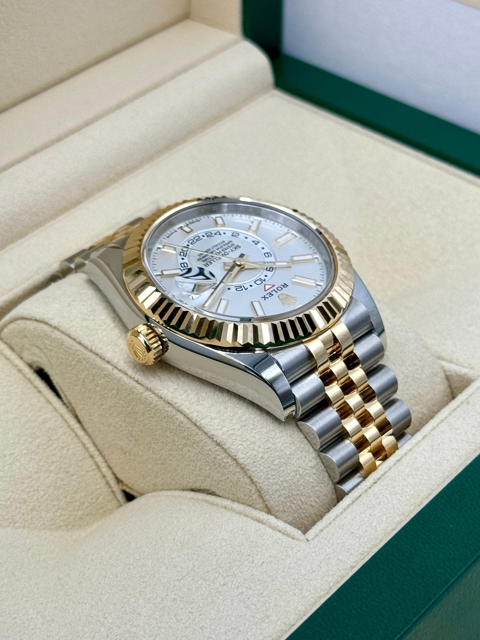 2024 Rolex Sky-Dweller 42mm 336933 Two-Tone Jubilee White Dial (Unworn) - Image 8