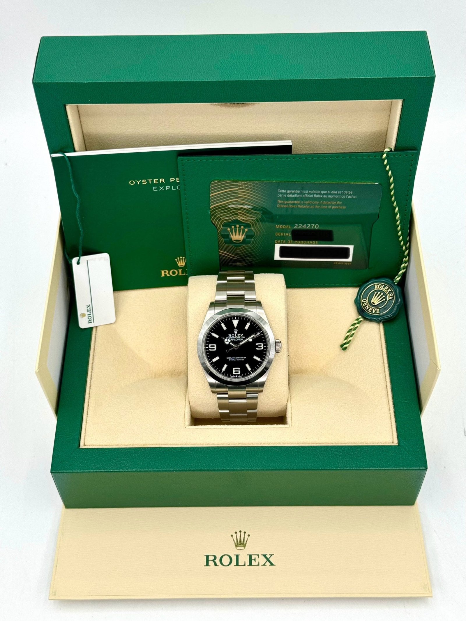 2024 Rolex Explorer 40mm 224270 Black Dial (Unworn) - Image 11