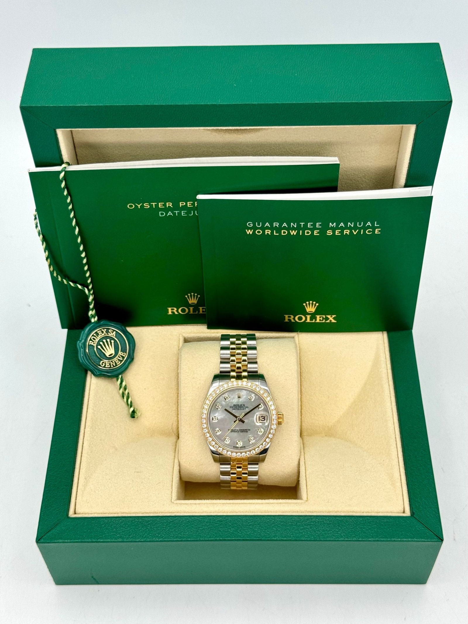 Rolex Lady Datejust 31mm 178383 Two-Tone Jubilee MOP Diamond Dial - Image 11