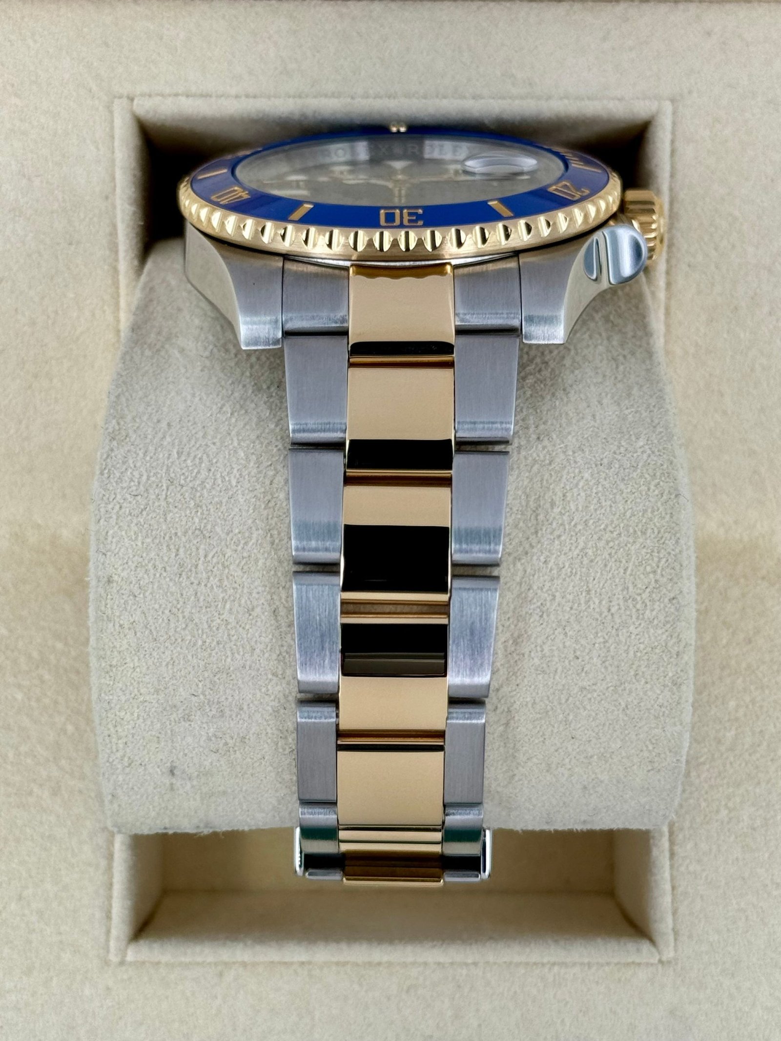 2016 Rolex Submariner “Bluesy” 40mm 116613LB Two-Tone Blue Dial - Image 3