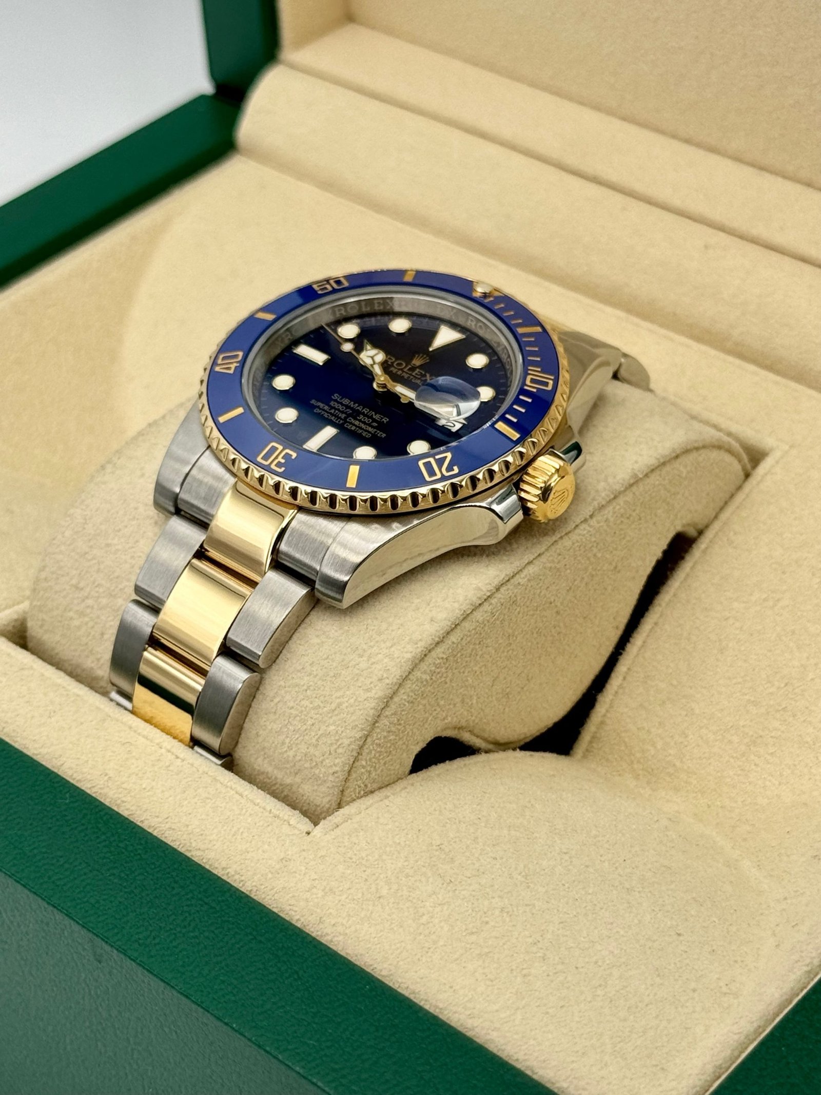2016 Rolex Submariner “Bluesy” 40mm 116613LB Two-Tone Blue Dial - Image 5