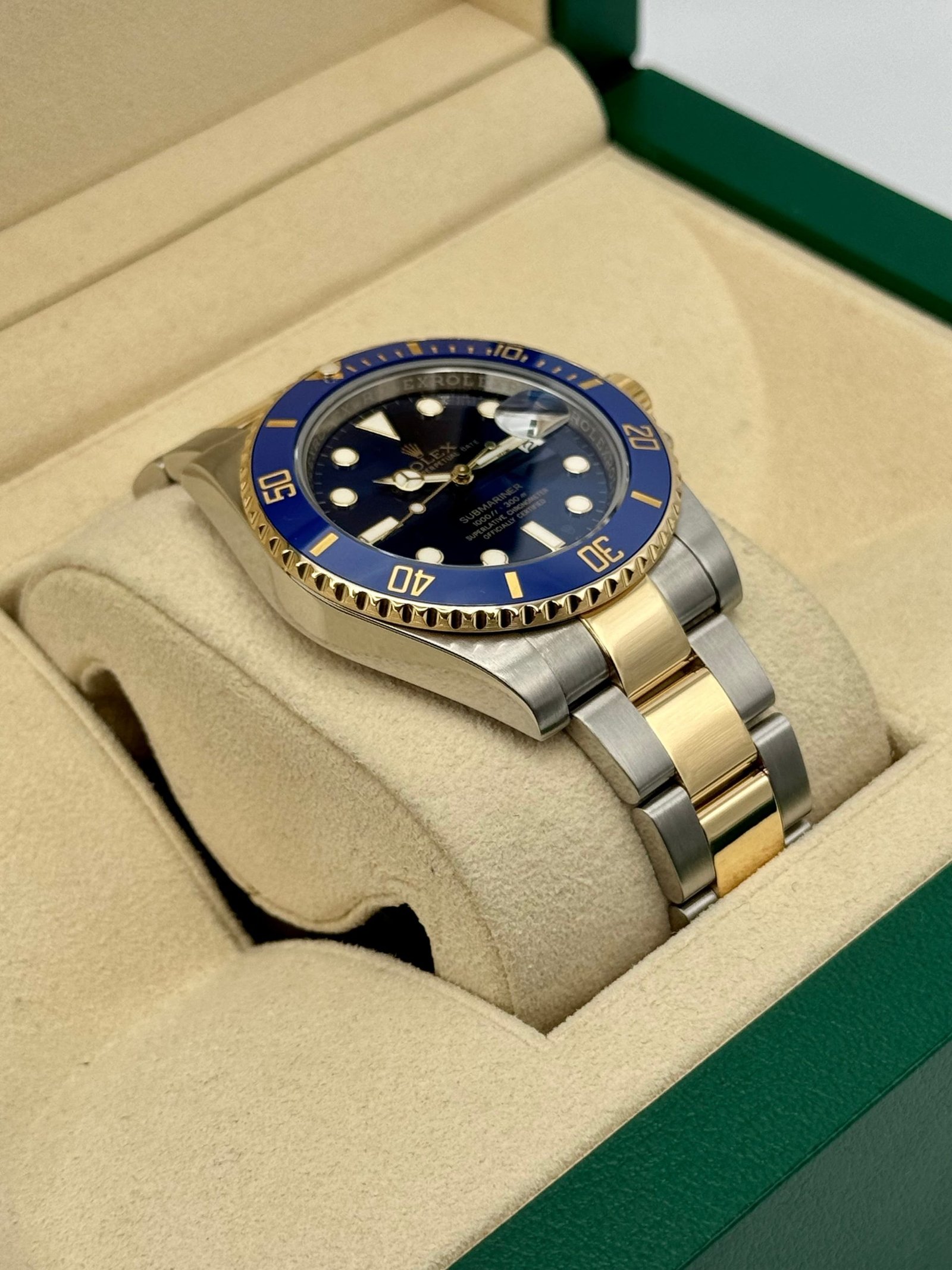 2016 Rolex Submariner “Bluesy” 40mm 116613LB Two-Tone Blue Dial - Image 6
