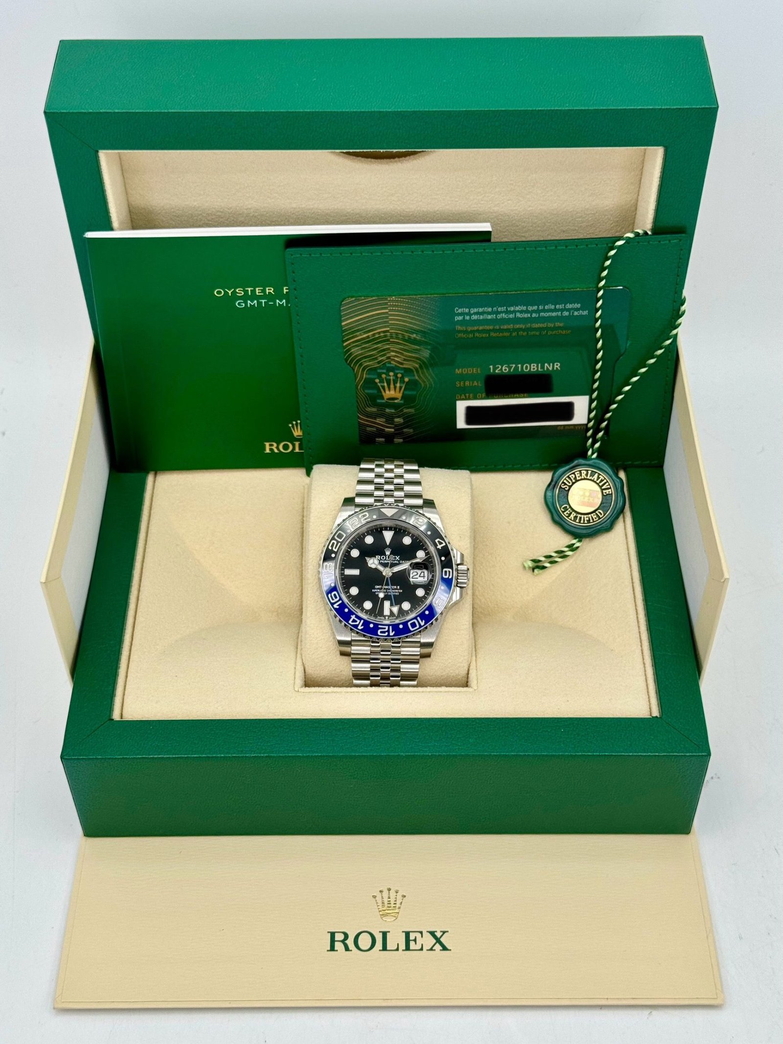2022 Rolex GMT-Master II “Batgirl” 40mm 126710BLNR Jubilee Black Dial - Image 11