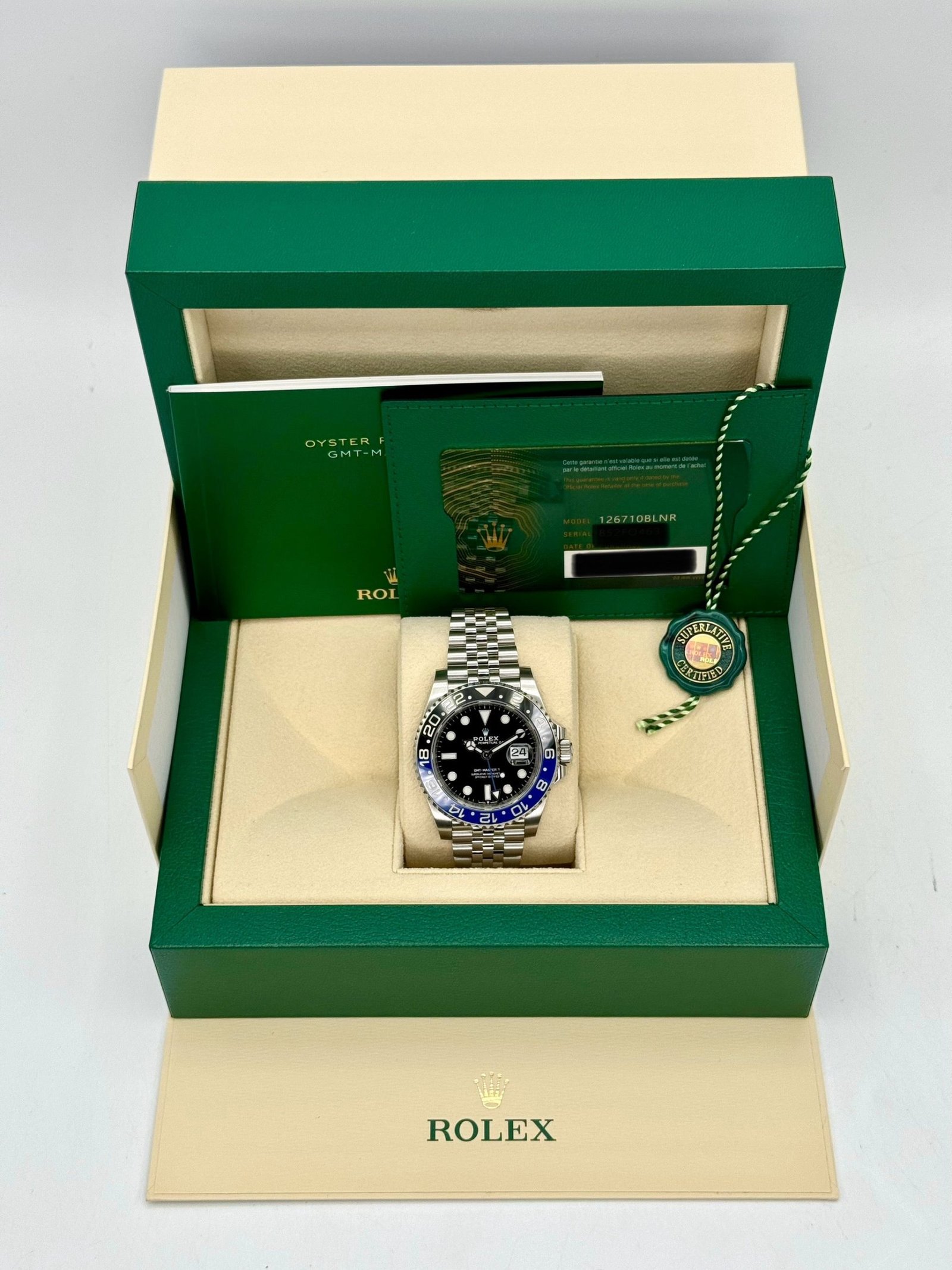 2022 Rolex GMT-Master II “Batgirl” 40mm 126710BLNR Jubilee Black Dial - Image 12