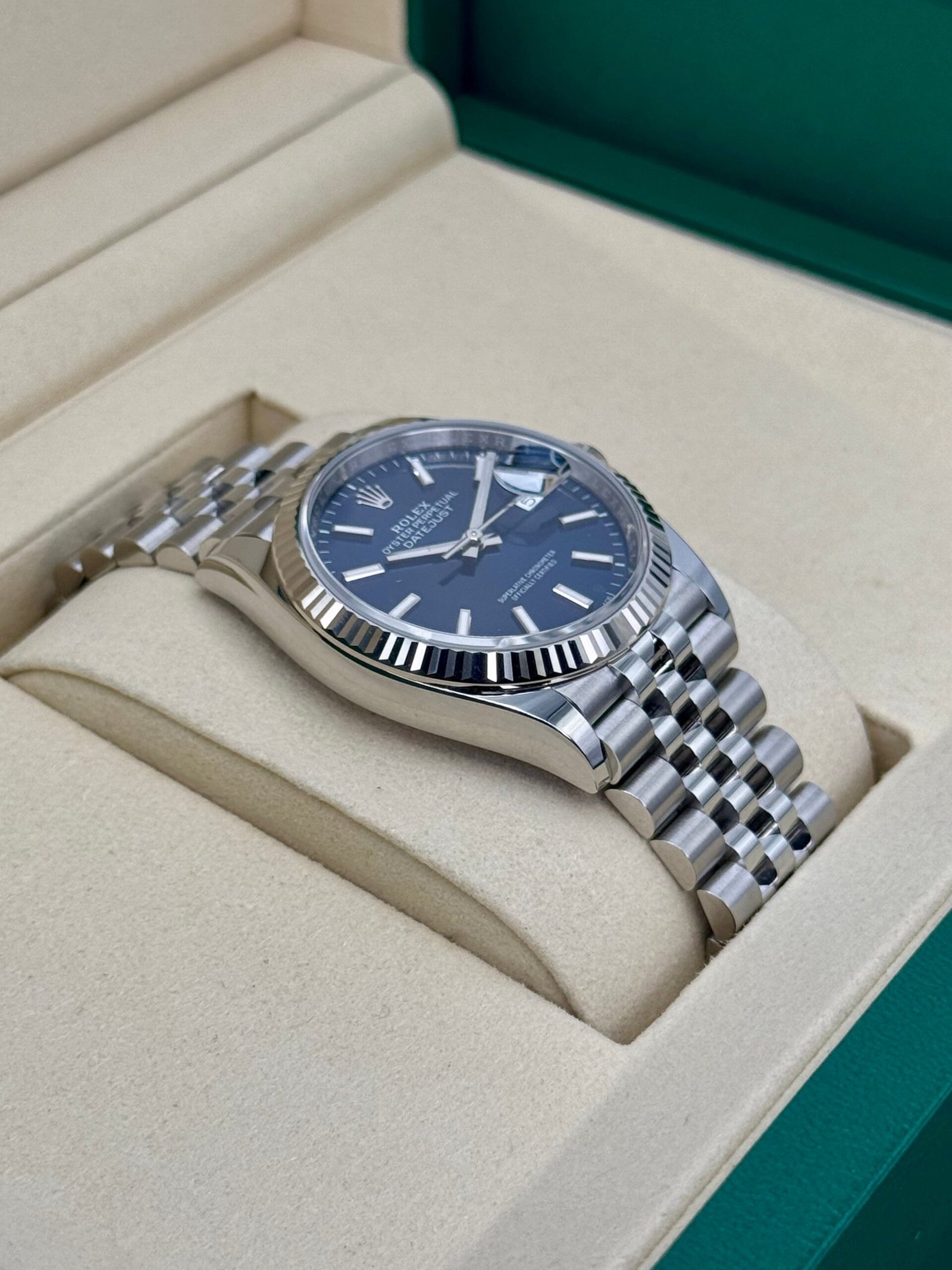 2025 Rolex Datejust 36mm 126234 Stainless Steel Jubilee Blue Dial (Unworn) - Image 6