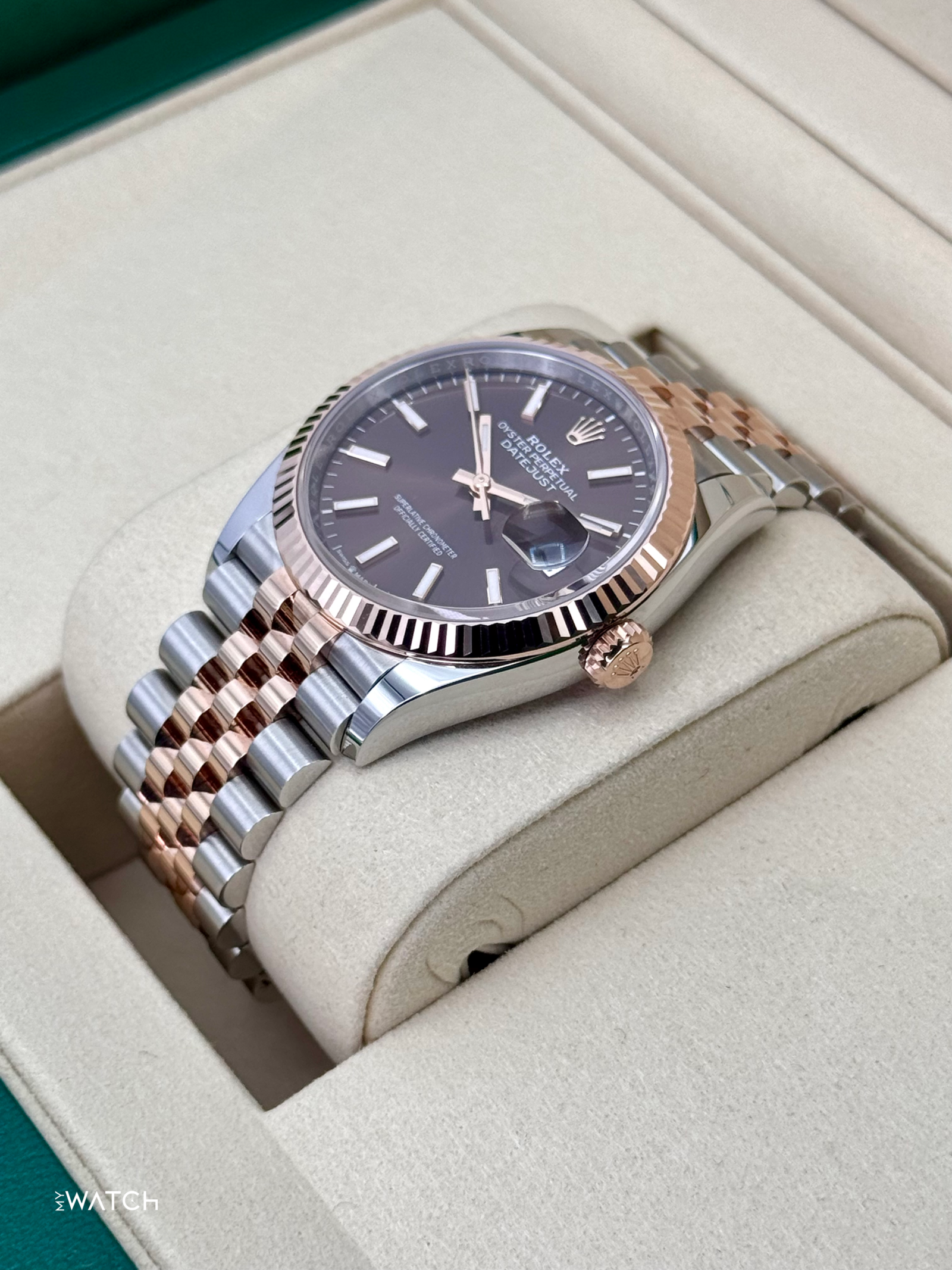 2025 Rolex Datejust 36mm 126231 Two-Tone Jubilee Chocolate Dial (Unworn) - Image 5