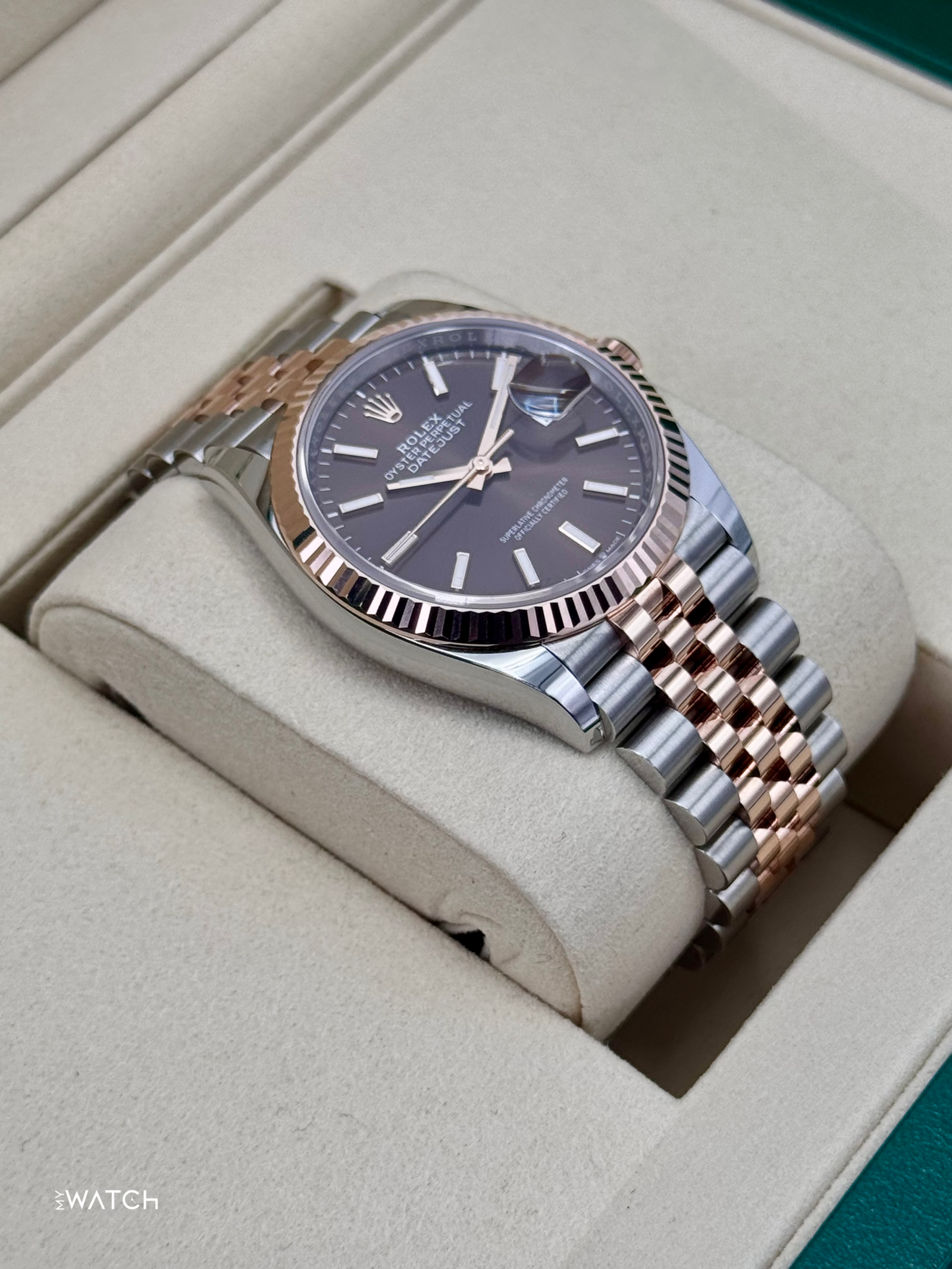 2025 Rolex Datejust 36mm 126231 Two-Tone Jubilee Chocolate Dial (Unworn) - Image 6