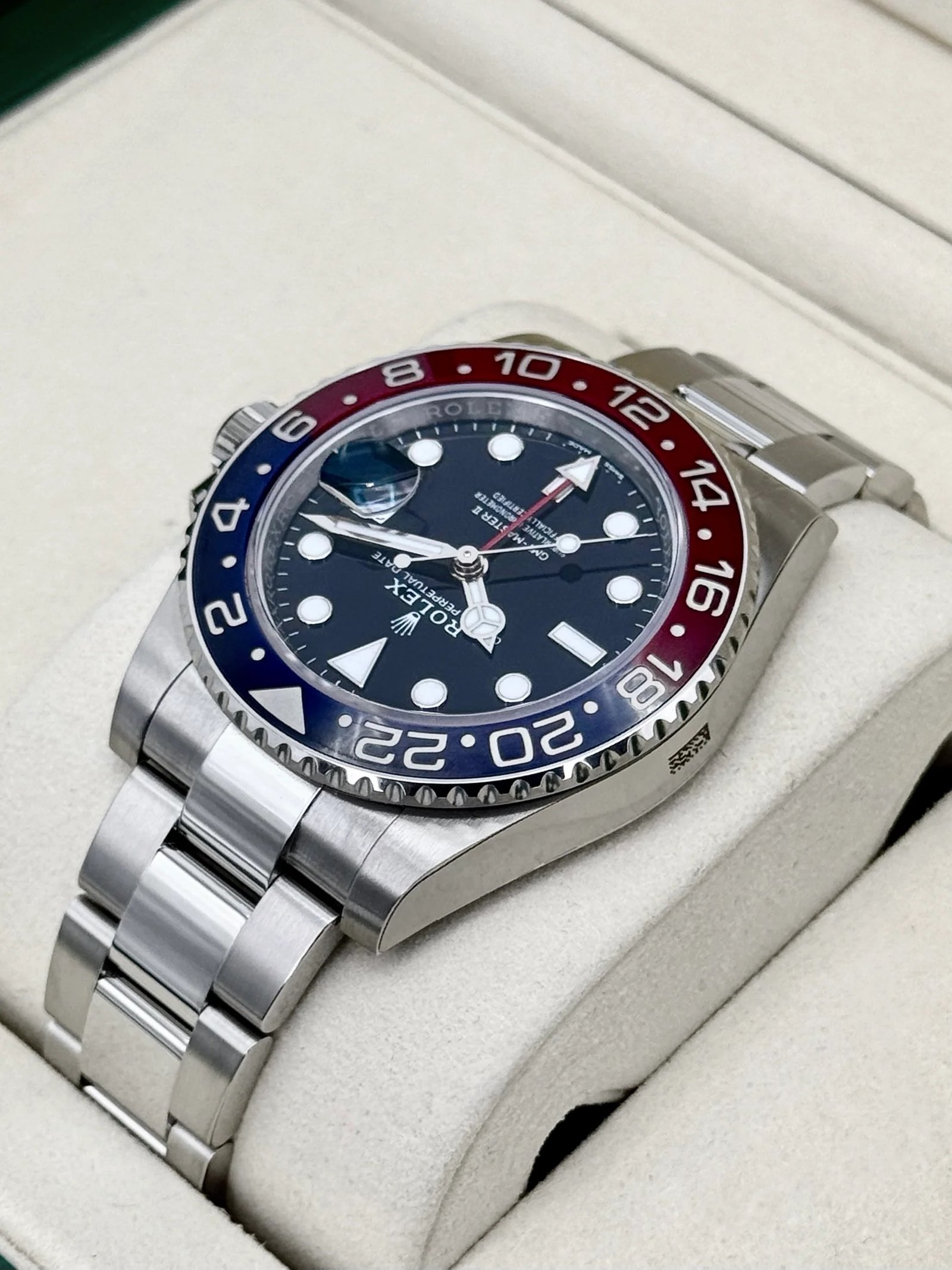 2026 Rolex GMT-Master II “Pepsi” 40mm 126710BLRO Stainless Steel Oyster Bracelet Black Dial (Unworn) - Image 7