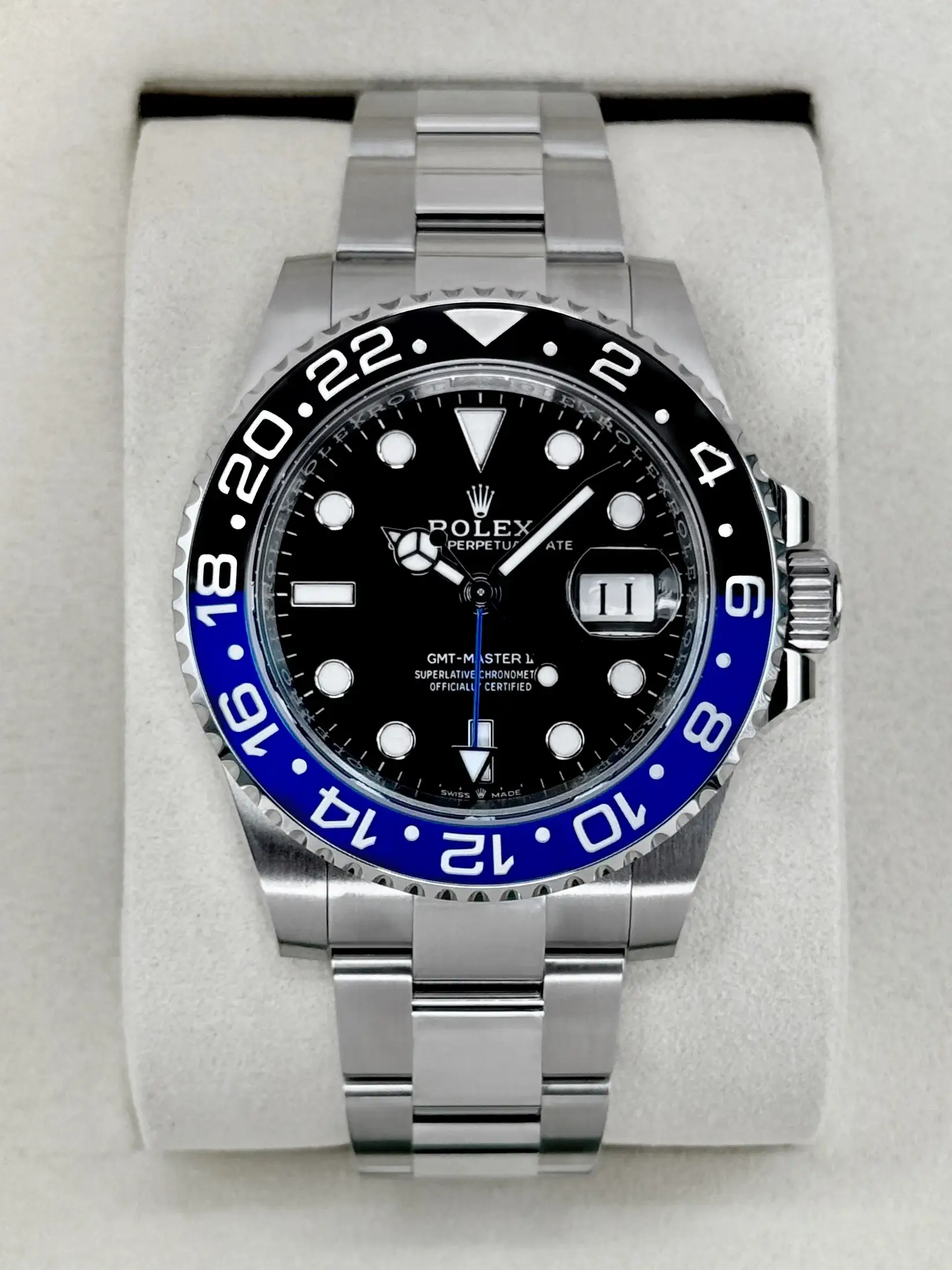 2026 Rolex GMT-Master II “Batman” 40mm 126710BLNR Oyster (Unworn) - Image 11