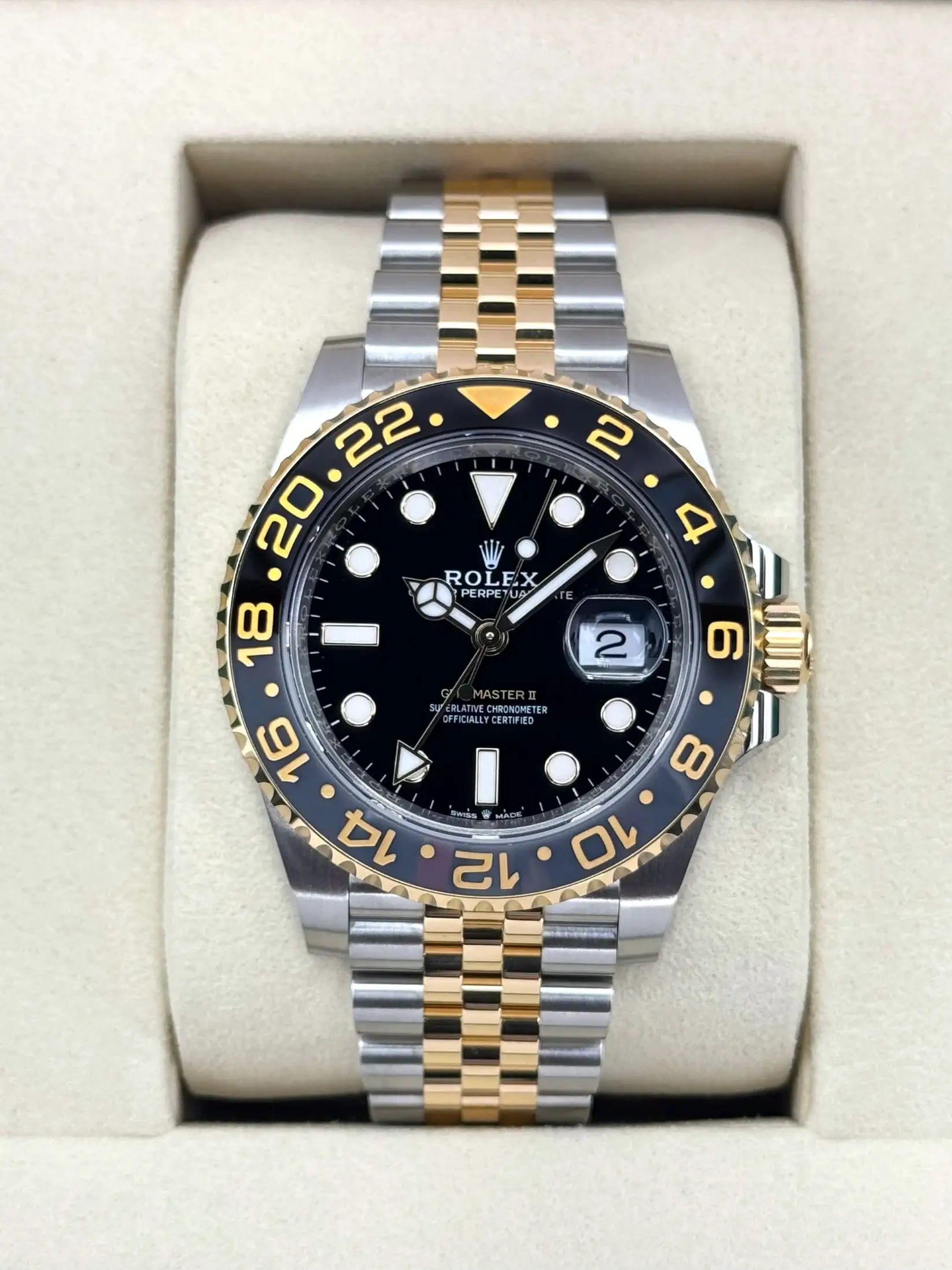 2026 Rolex GMT-Master II 40mm 126713GRNR Two-Tone Jubilee (Unworn) - Image 2