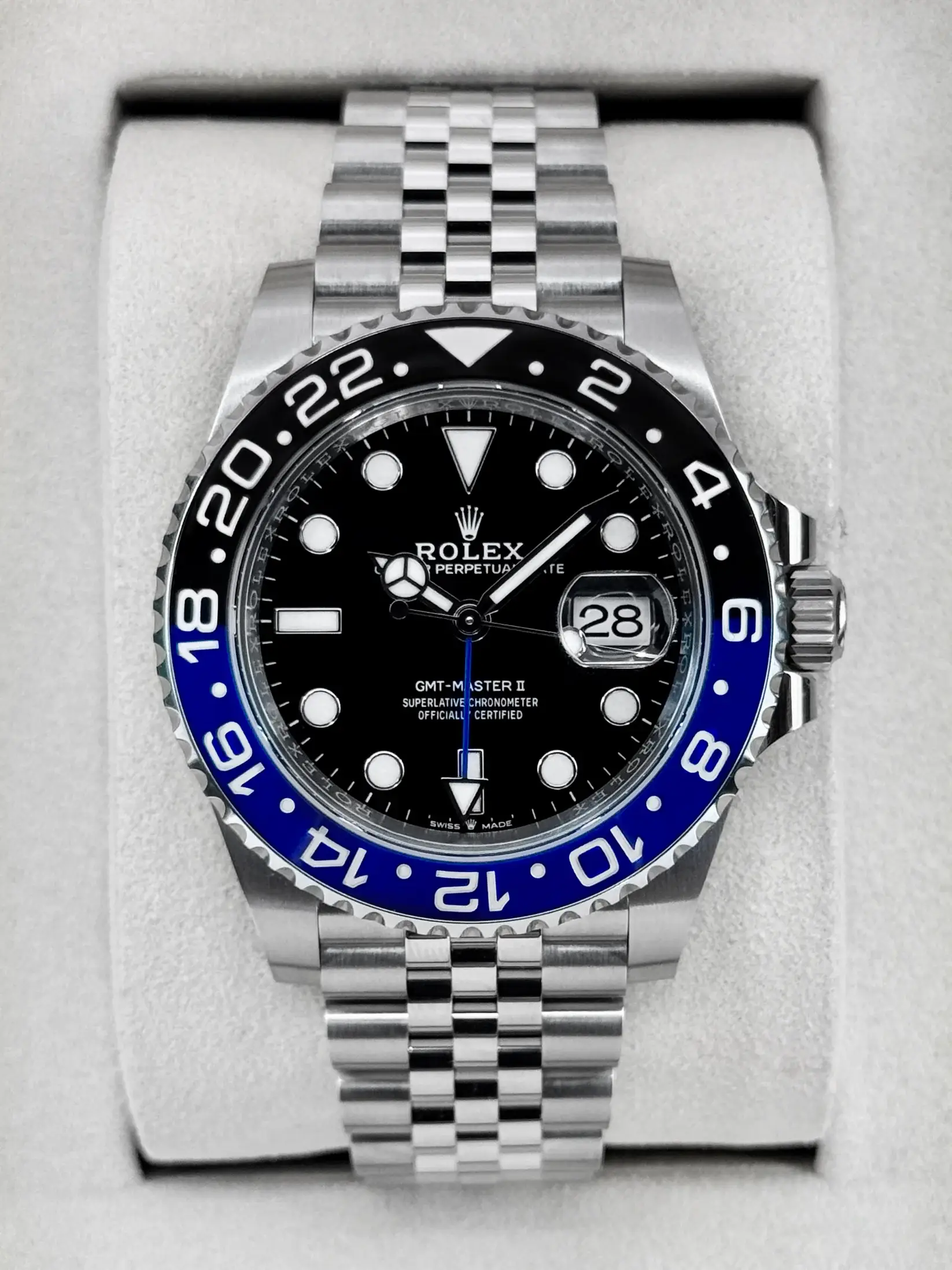 2026 Rolex GMT-Master II “Batgirl” 40mm 126710BLNR Jubilee (Unworn) - Image 11