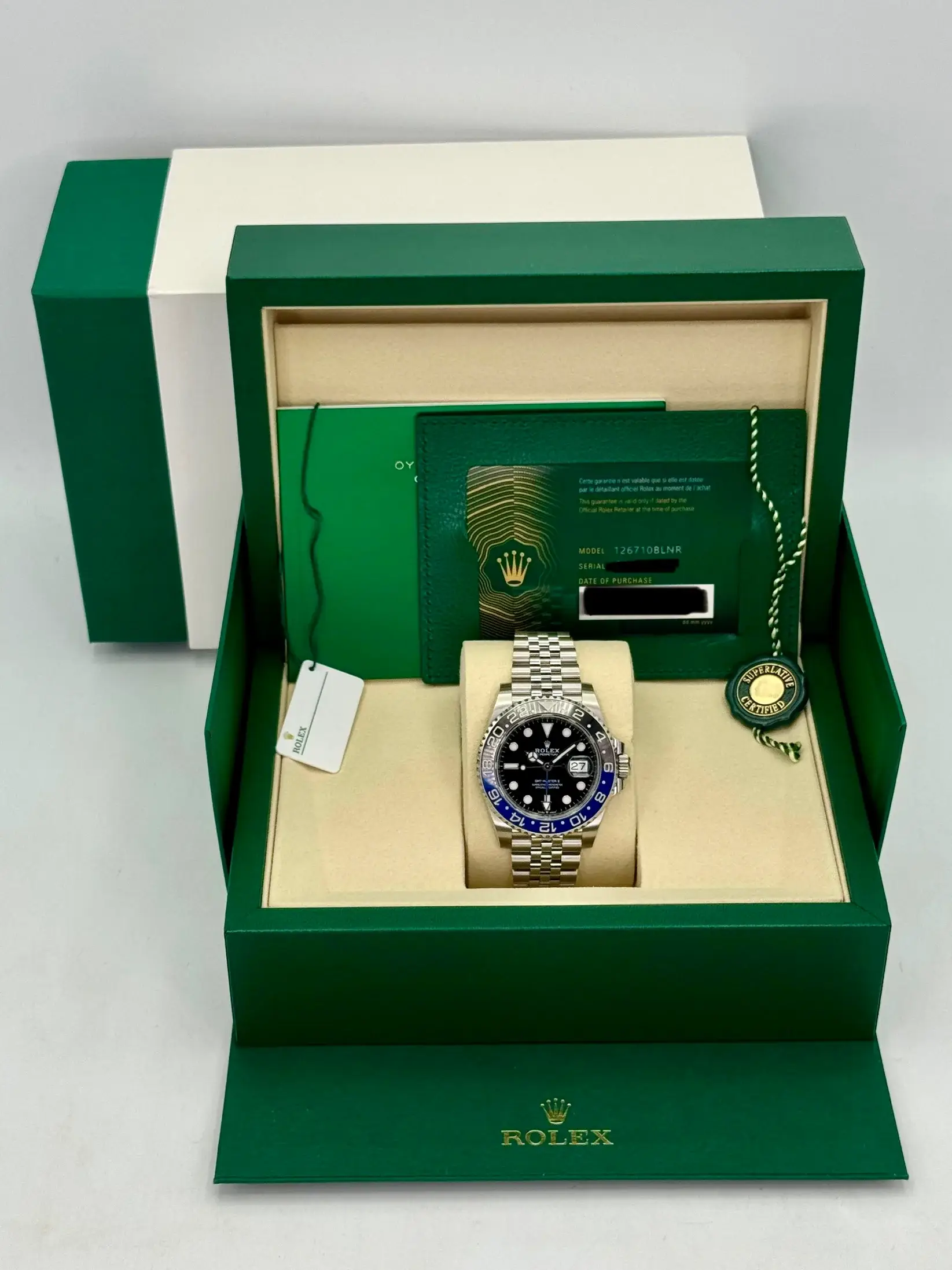 2026 Rolex GMT-Master II “Batgirl” 40mm 126710BLNR Jubilee (Unworn) - Image 3