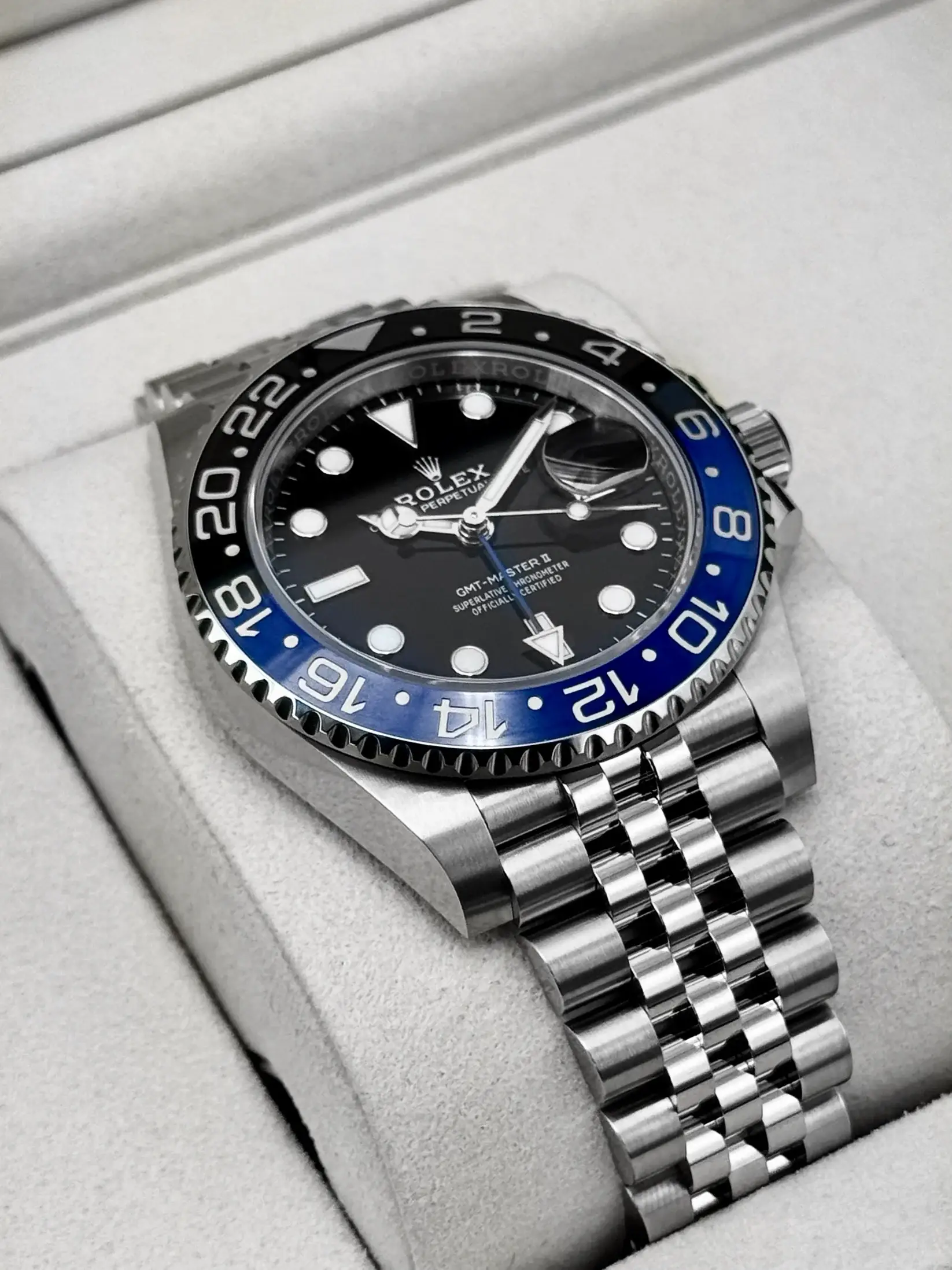 2026 Rolex GMT-Master II “Batgirl” 40mm 126710BLNR Jubilee (Unworn) - Image 6